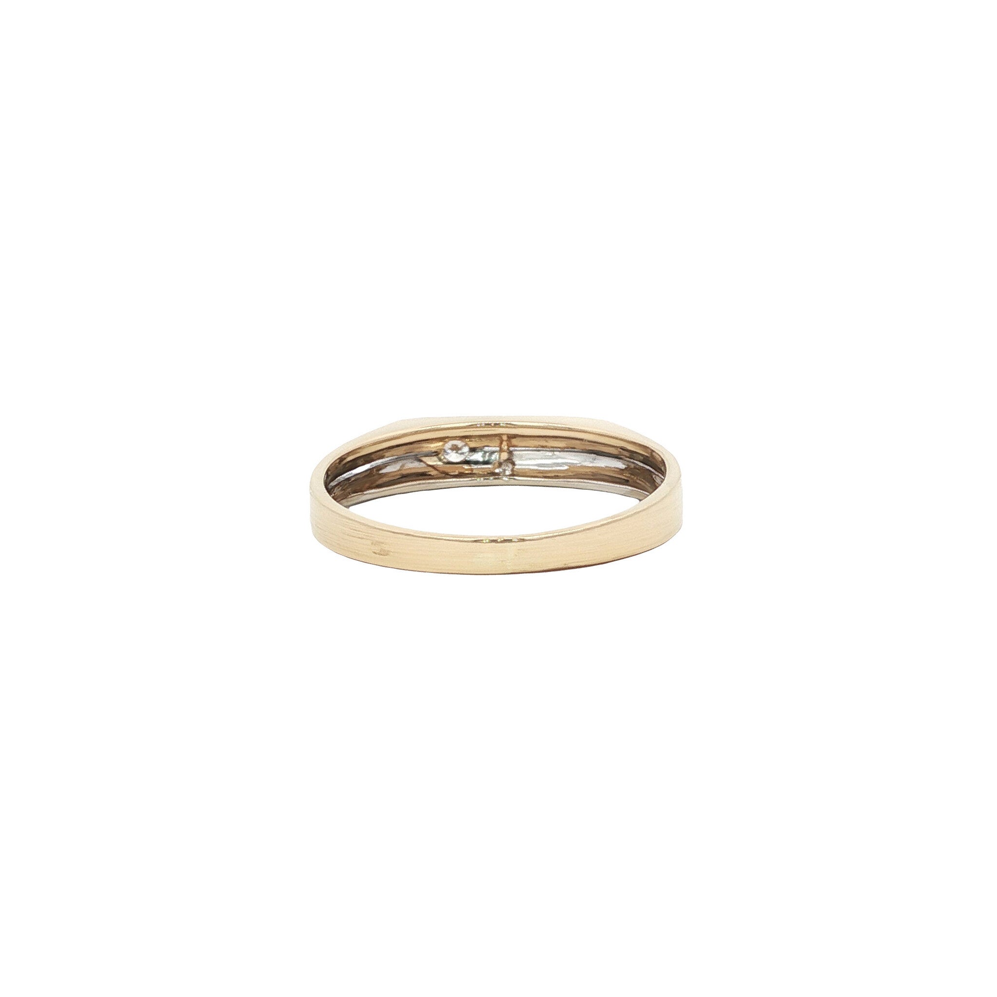 Gold ring with diamond Jeunesse 14 karat