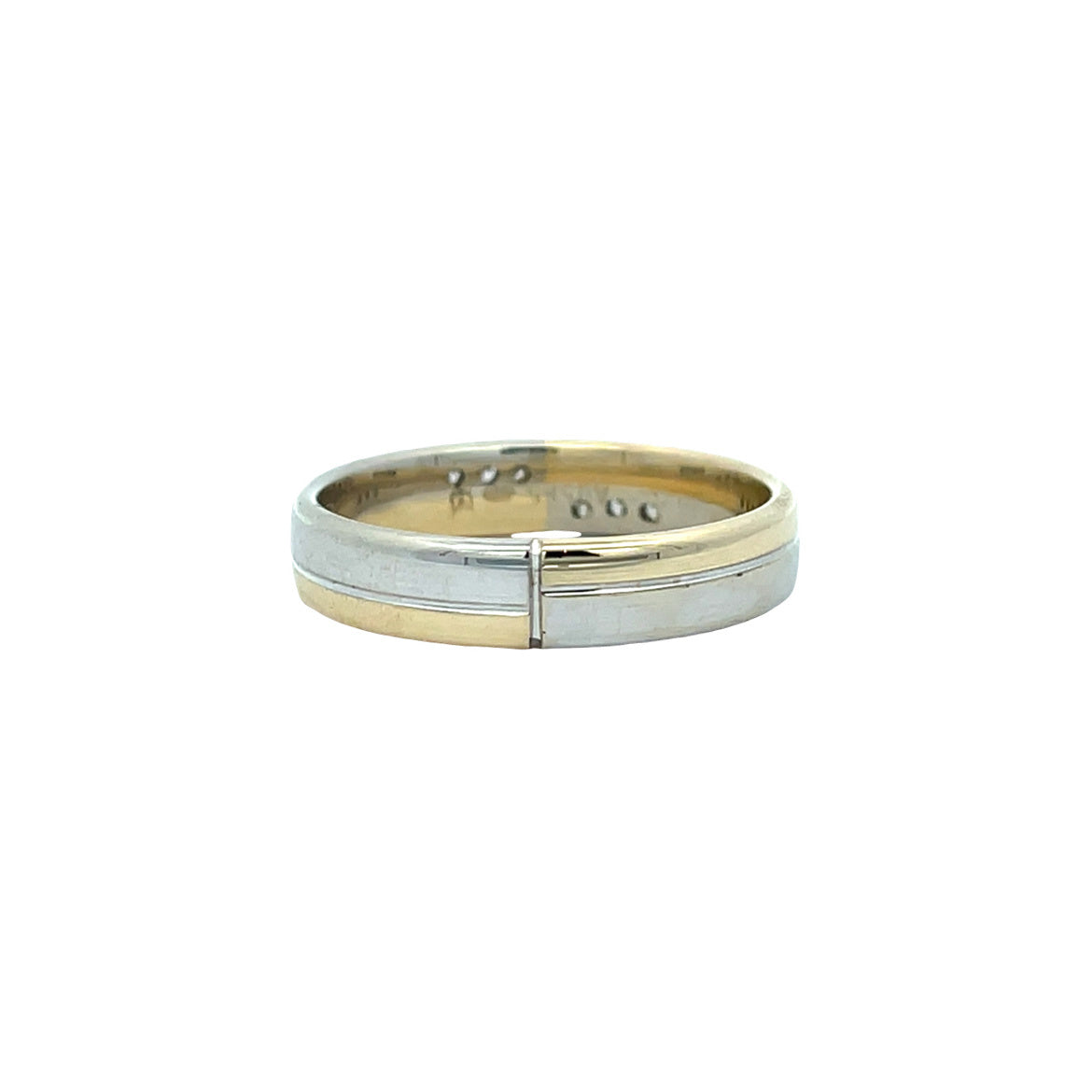 Gouden ring met diamant 14 karaat