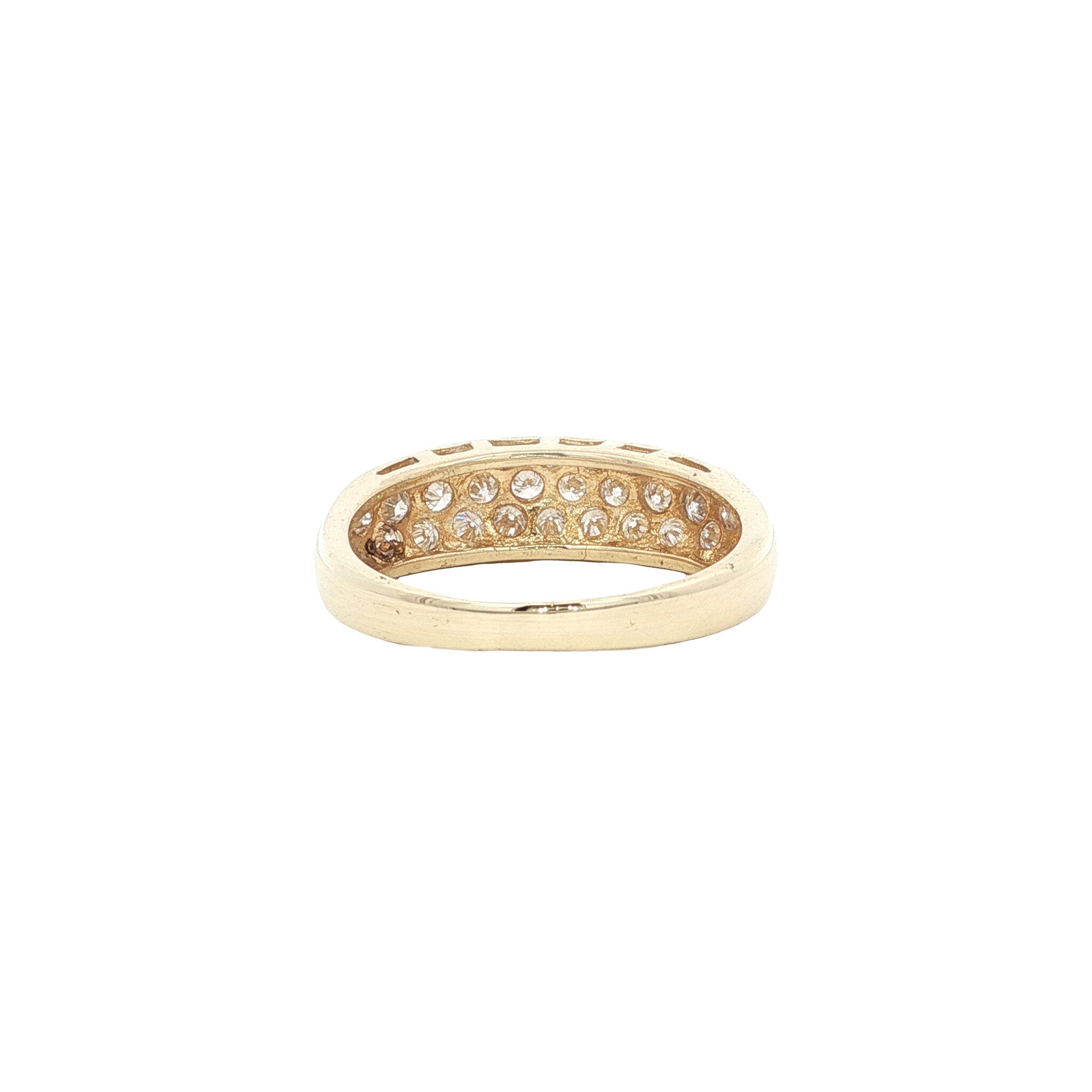 Gold ring with diamond 14 karat