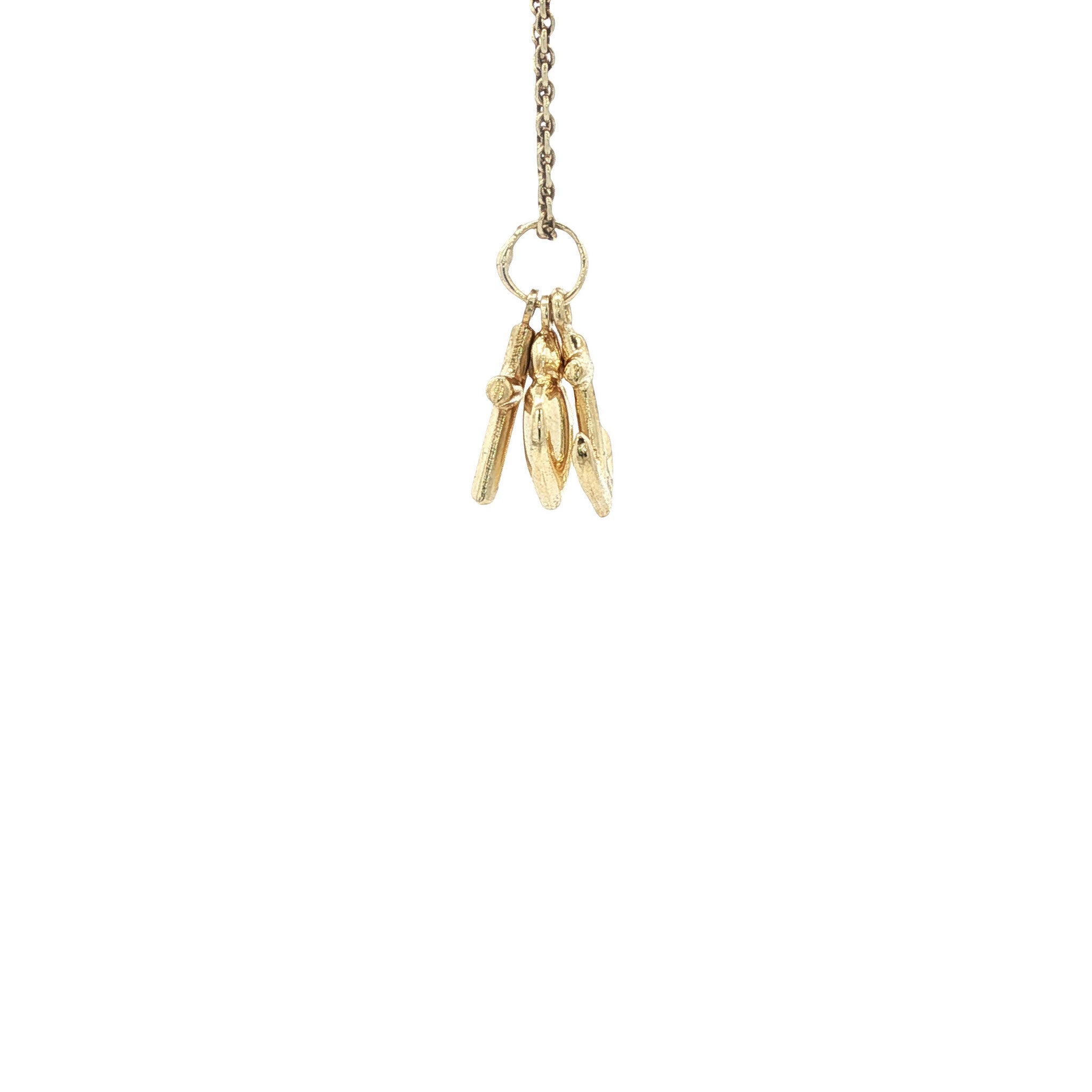 Gouden hanger geloof, hoop en liefde 14 karaat