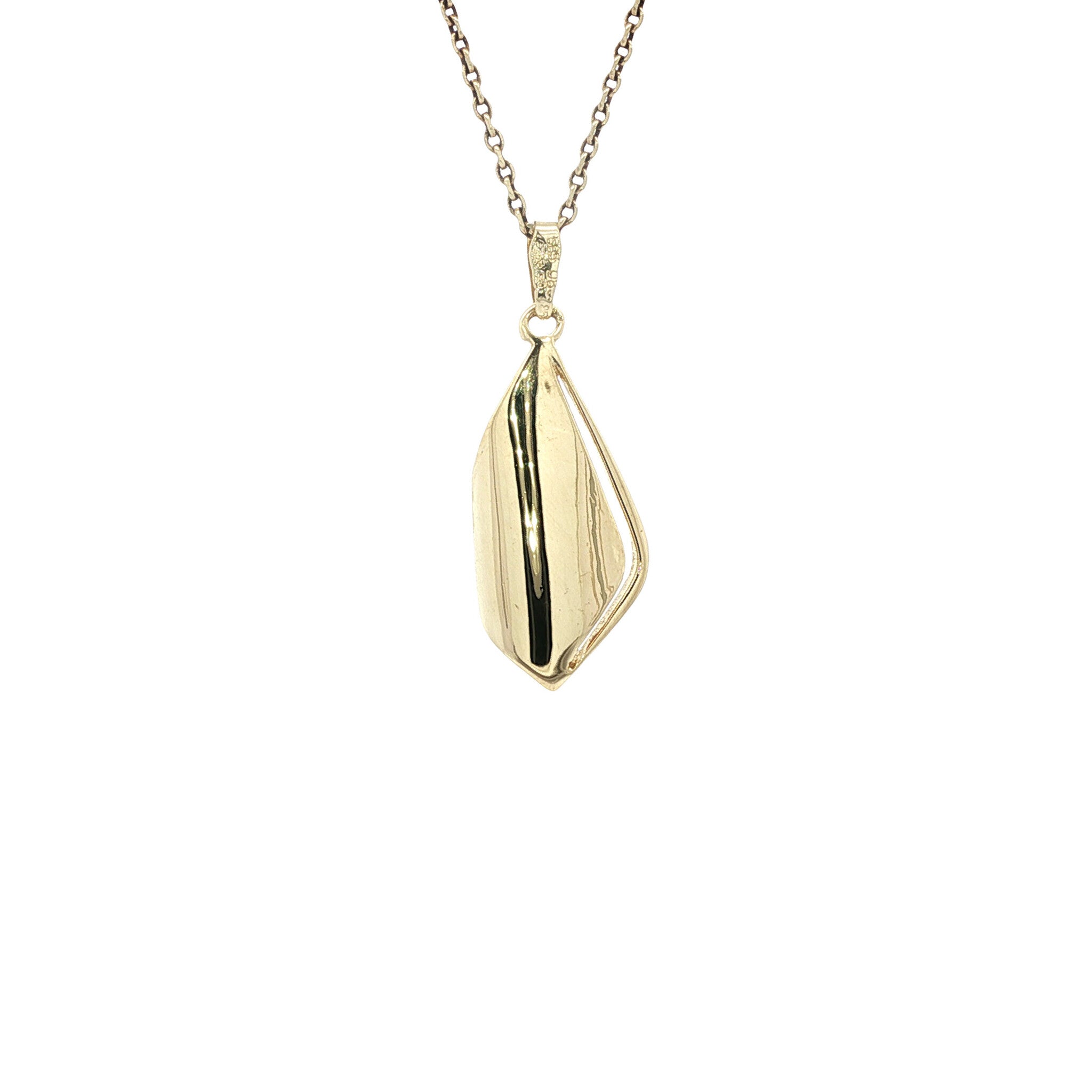 Gouden hanger met zirkonia 14 karaat