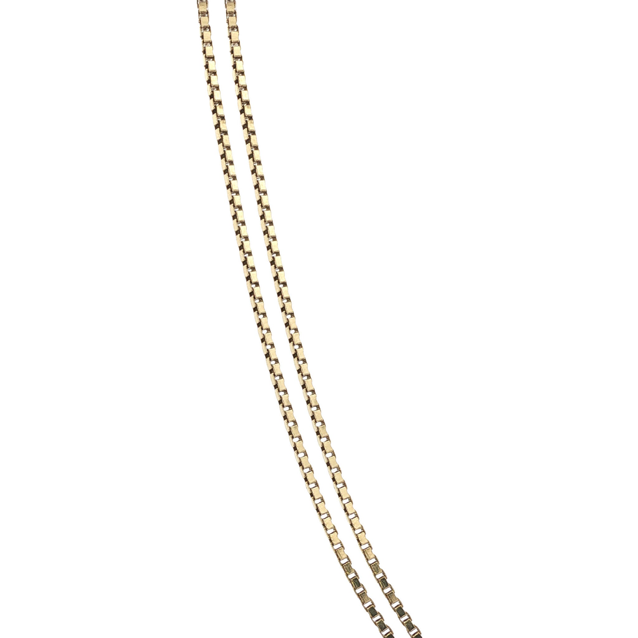 Gold Venetian chain necklace, 46 cm, 14 karat