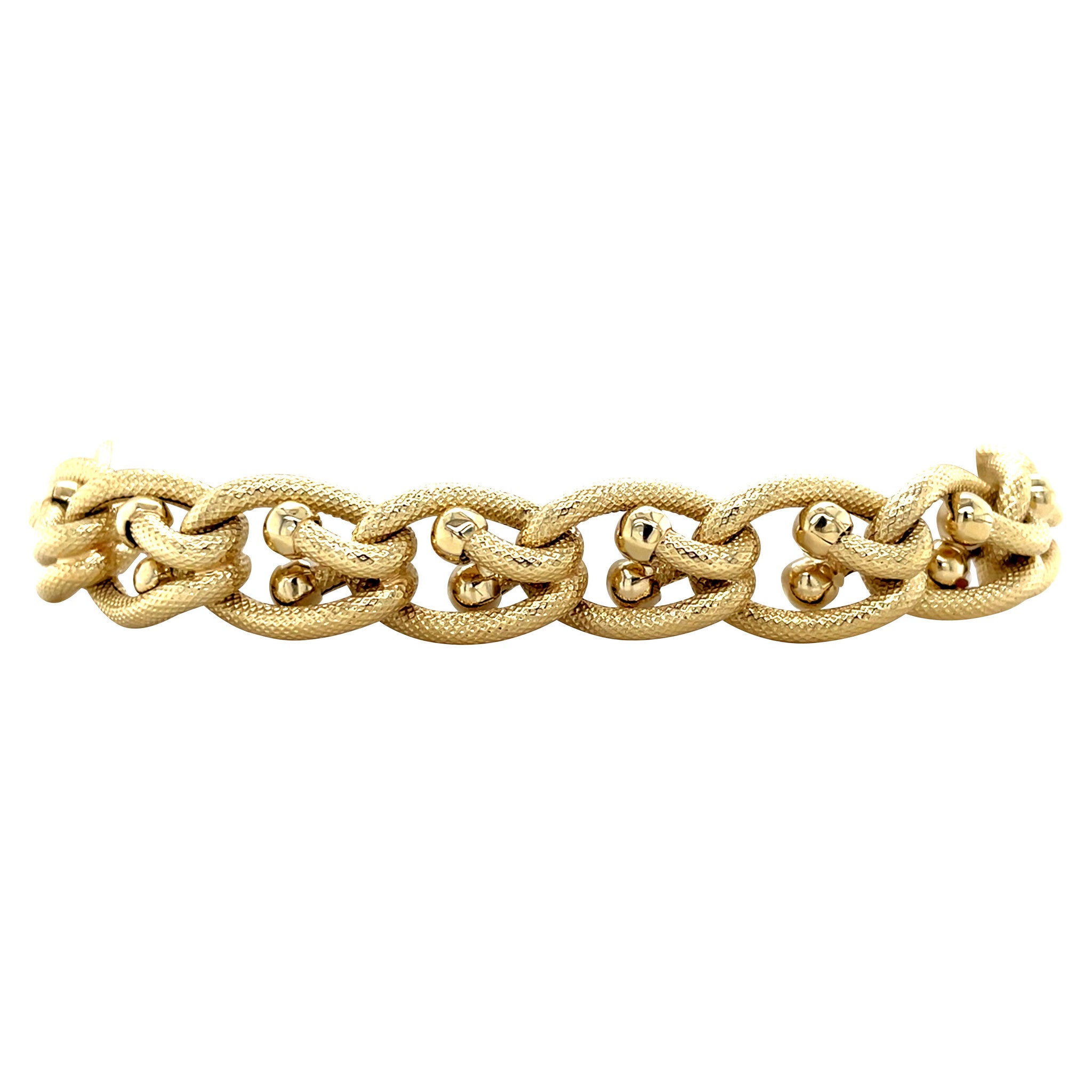 Gold bracelet 20.5 cm 14 karat