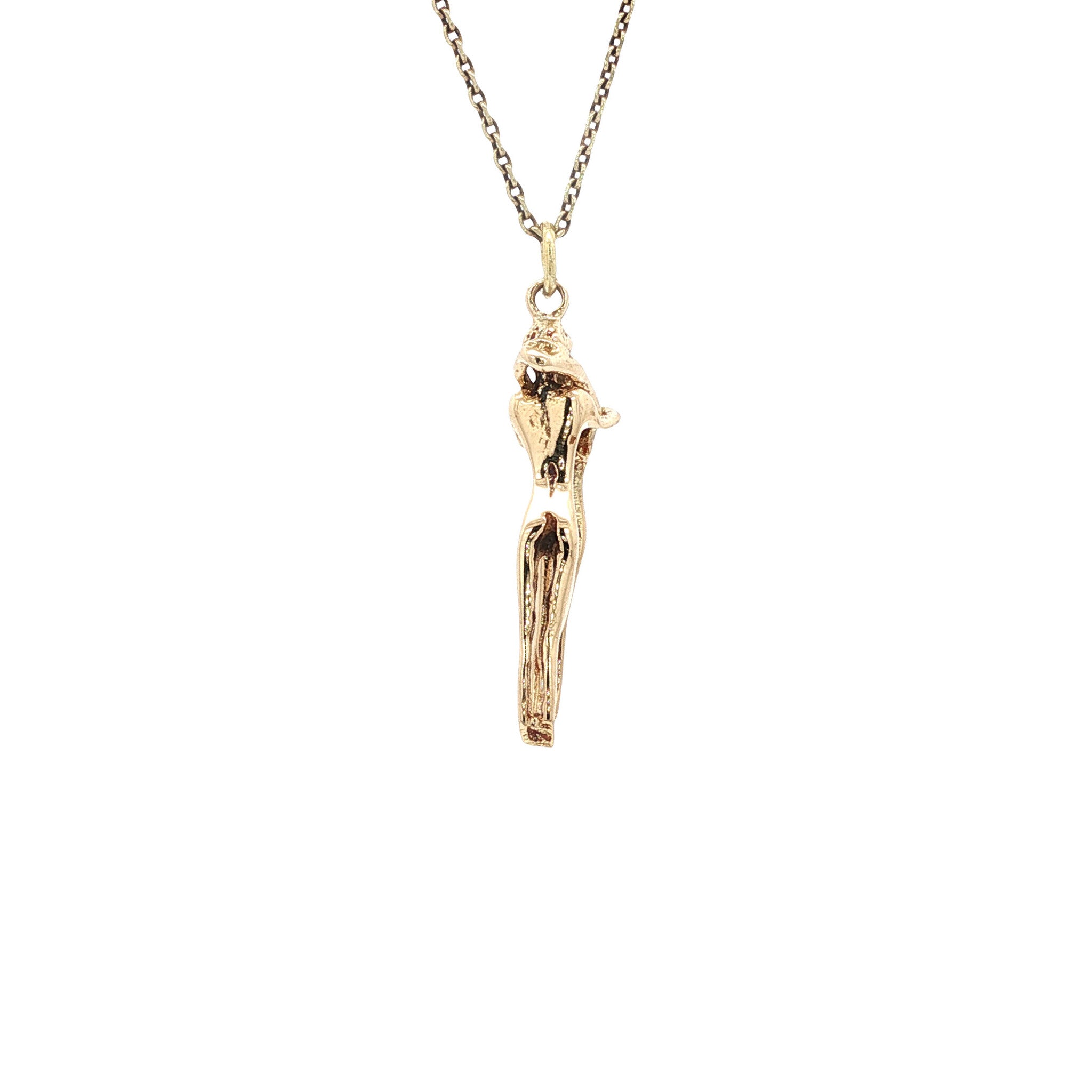 Goudenhanger omhelzend koppel 14 karaat