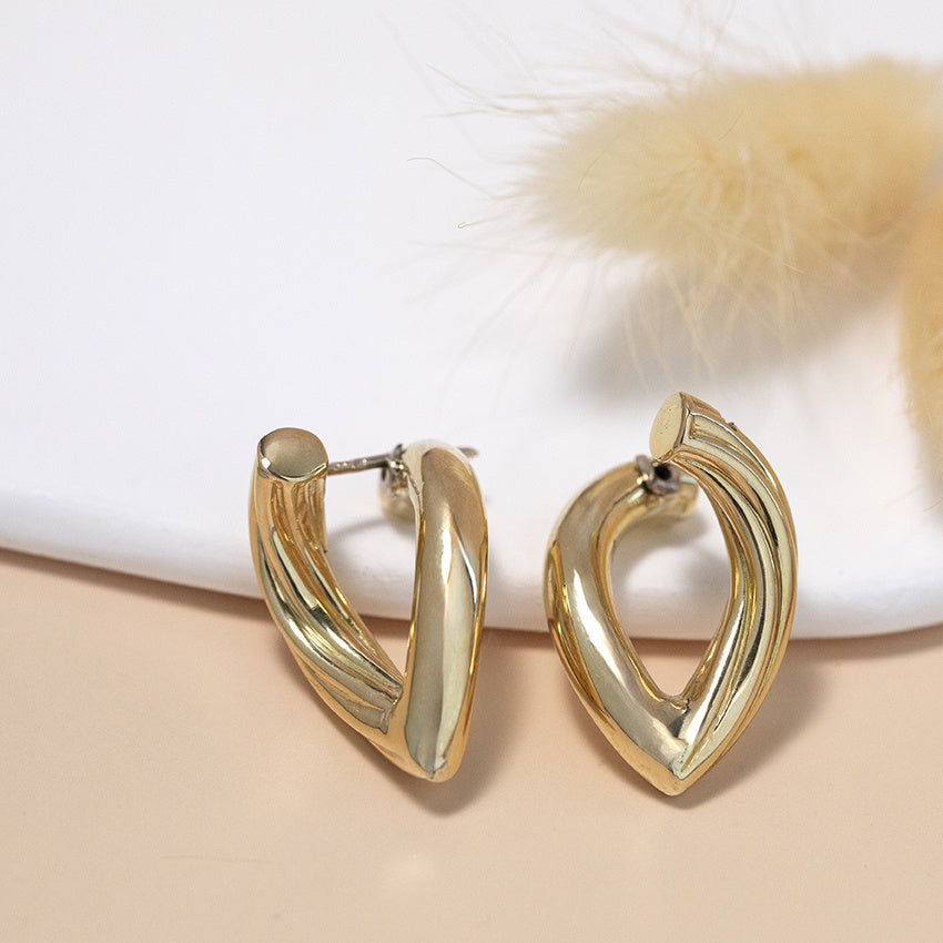 Golden earrings 18 karat