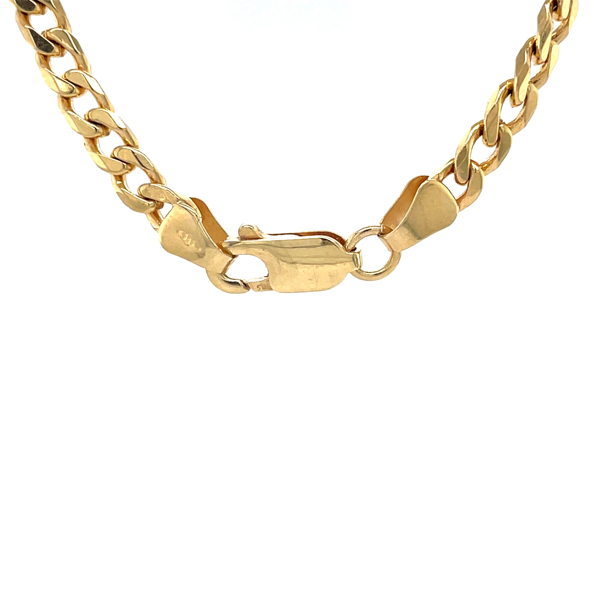 Gold gourmet necklace 50.5 cm 14 karat