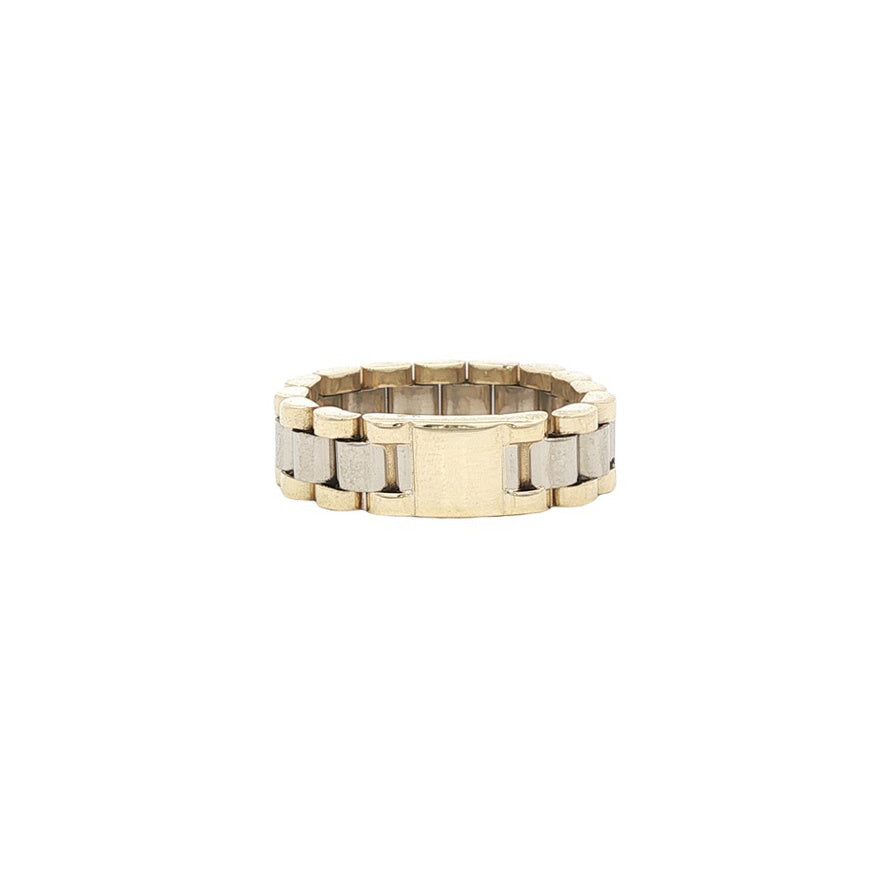 Gouden rolex ring 14 karaat