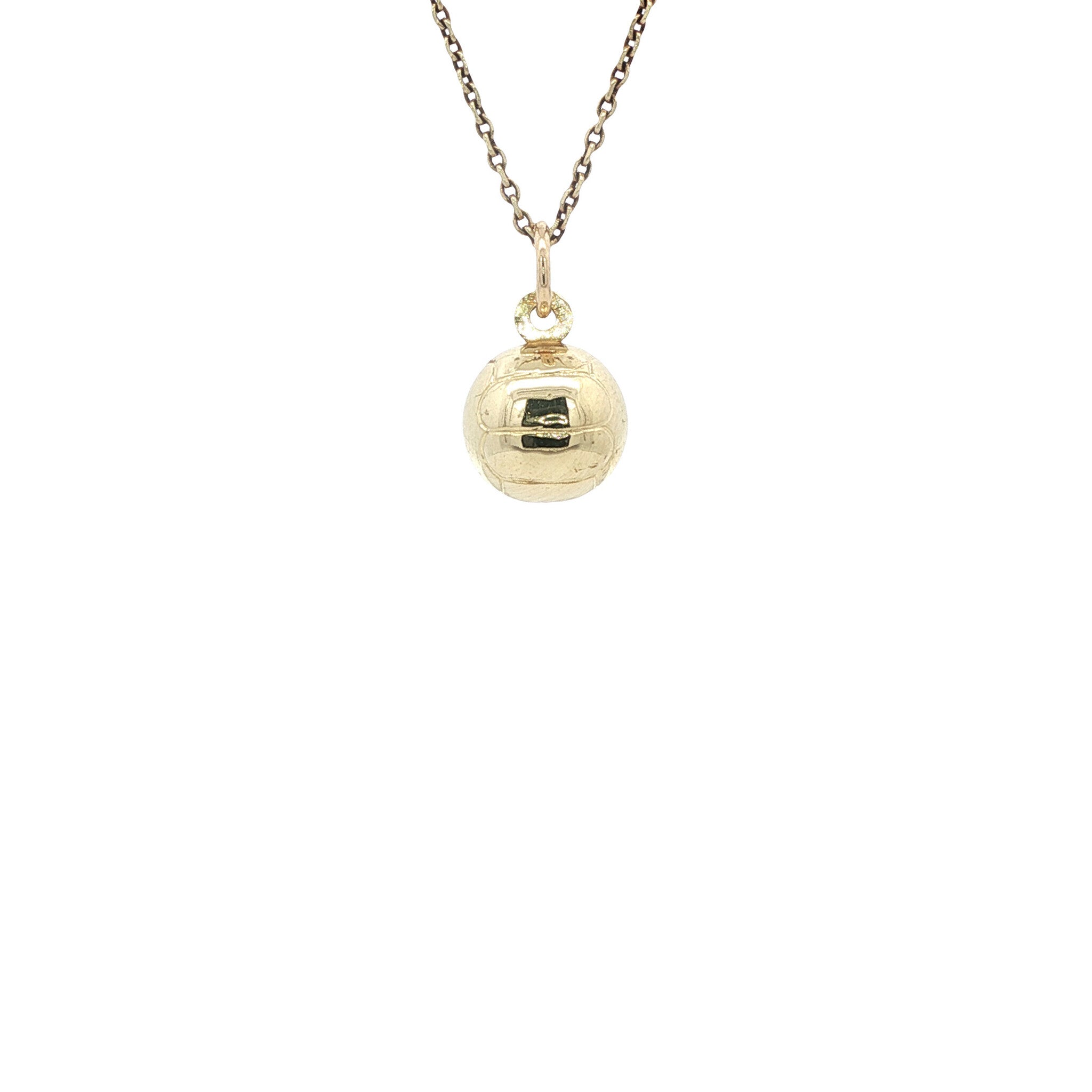 Gouden hanger bal 14 karaat