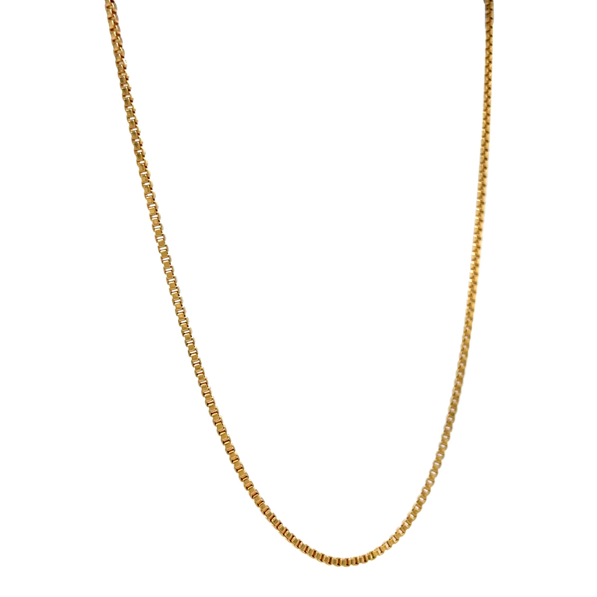 Golden length necklace venetian 50.5 cm 18 karat