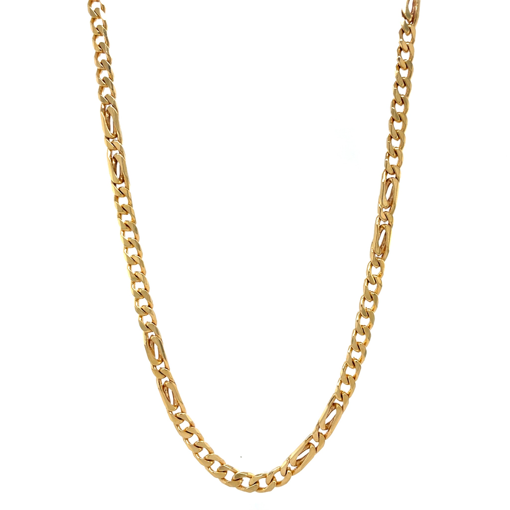 Gold gourmet necklace 50.5 cm 14 karat