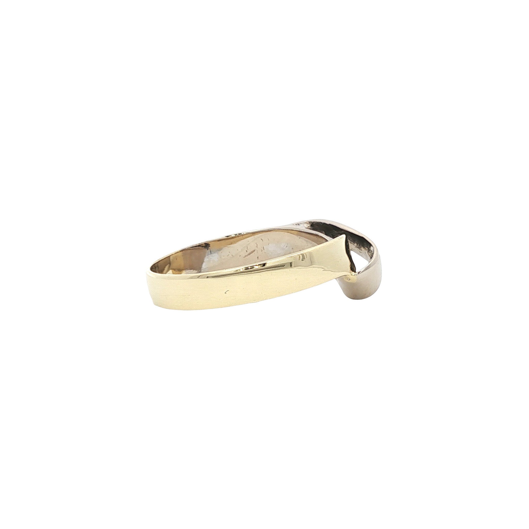 Gouden ring bicolour 14 karaat