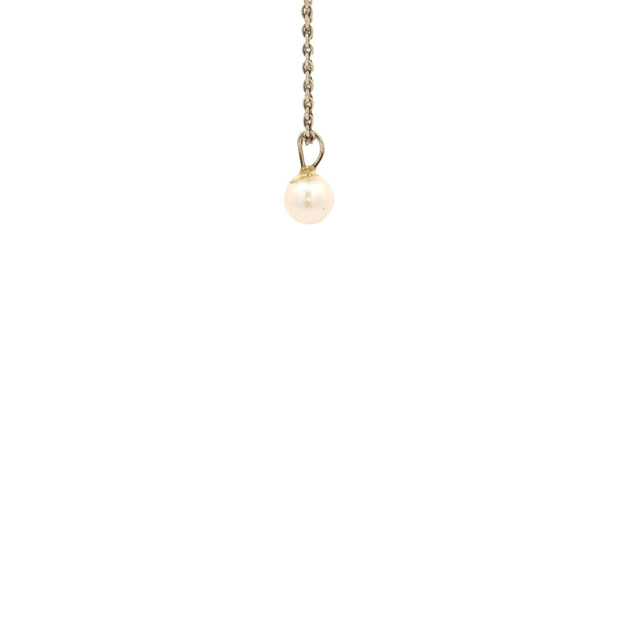 Gouden hanger met parel 14