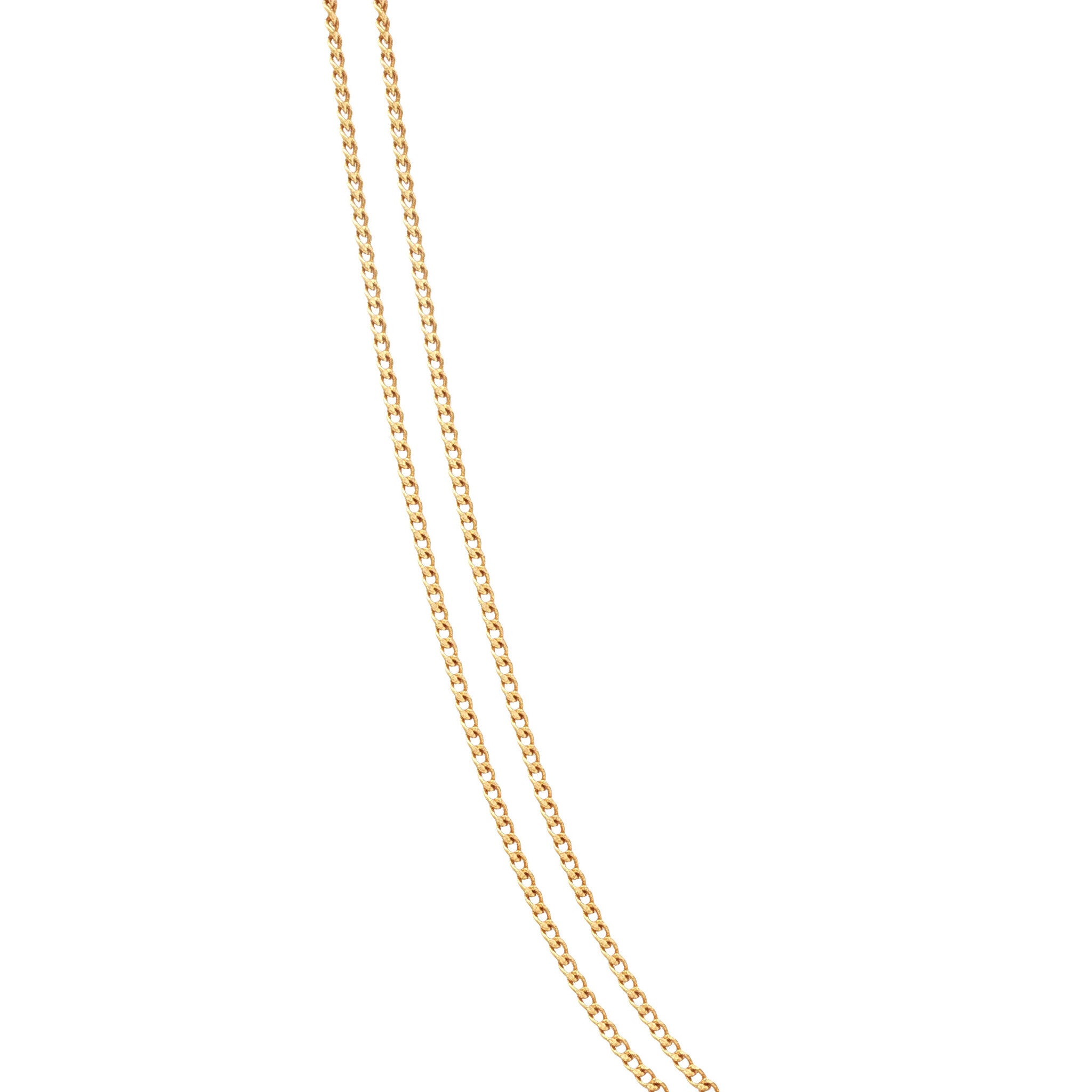 Gold length necklace gourmet 50.5 cm 20 karat