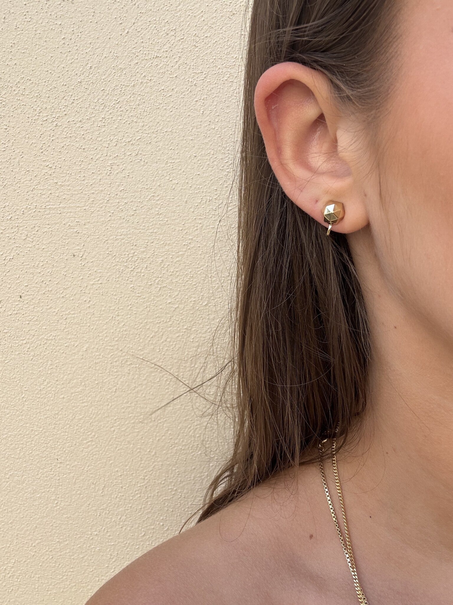 Gold earrings 14 karat