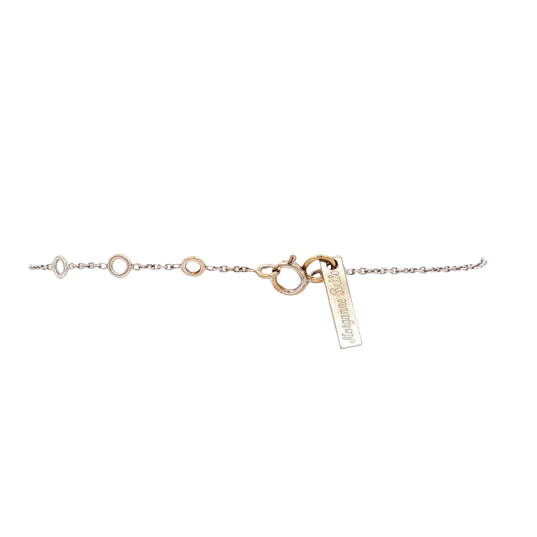 Witgouden Morganne Bello armband klaver vier 18 karaat