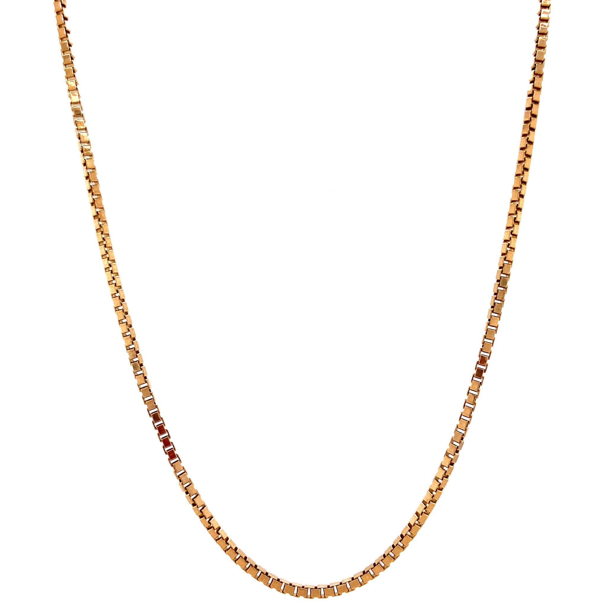 Gold length necklace Venetian 44-48 cm 14 karat