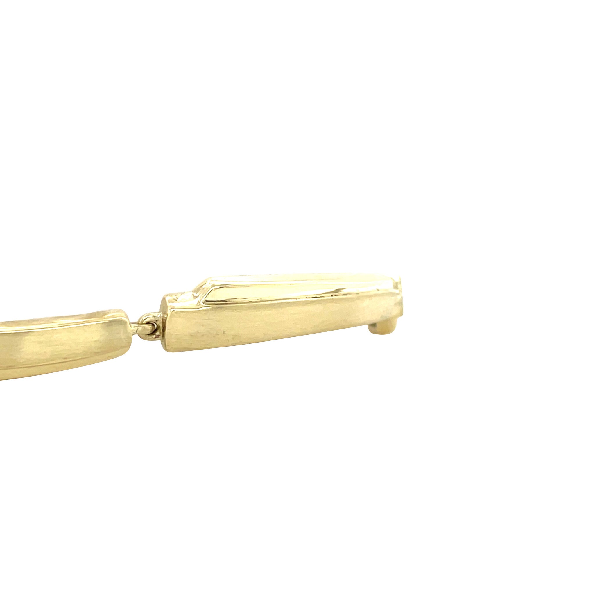 Gold bracelet with zirconia 19.5 cm 14 karat