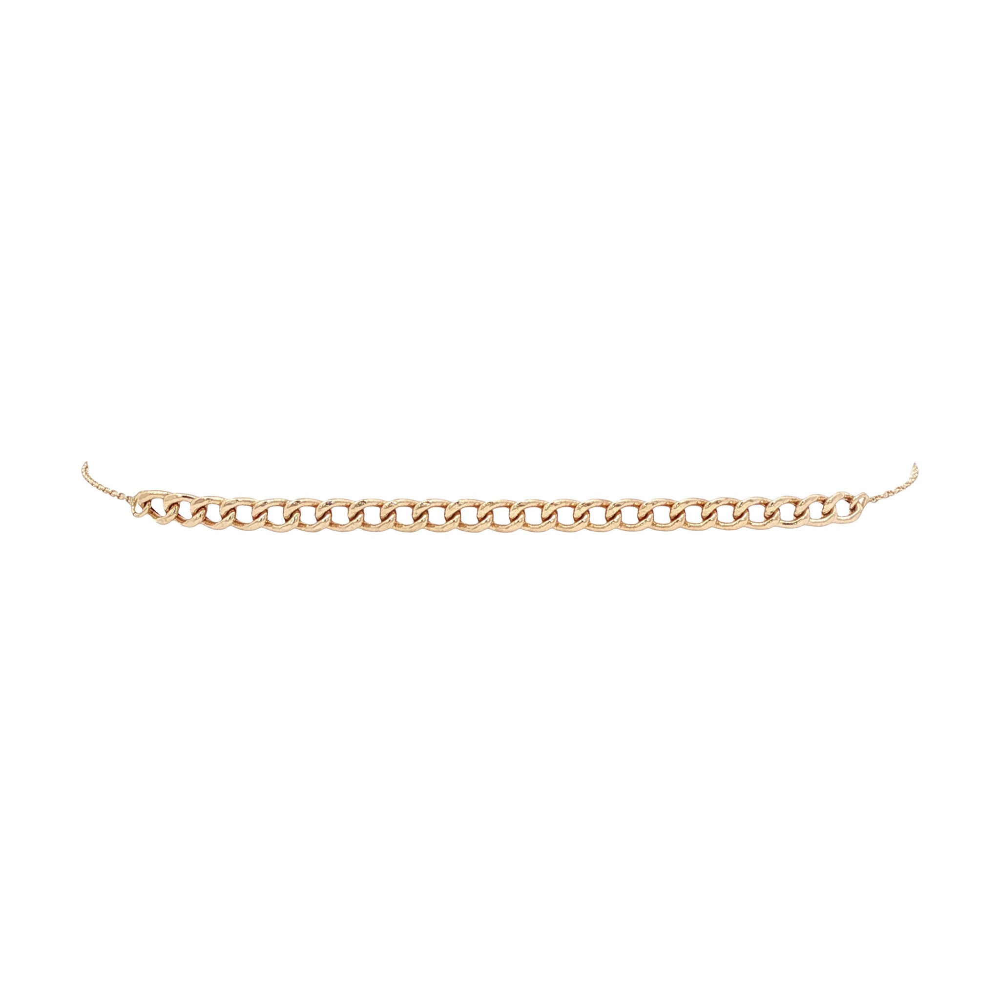 Gouden armband 19 cm 14 karaat