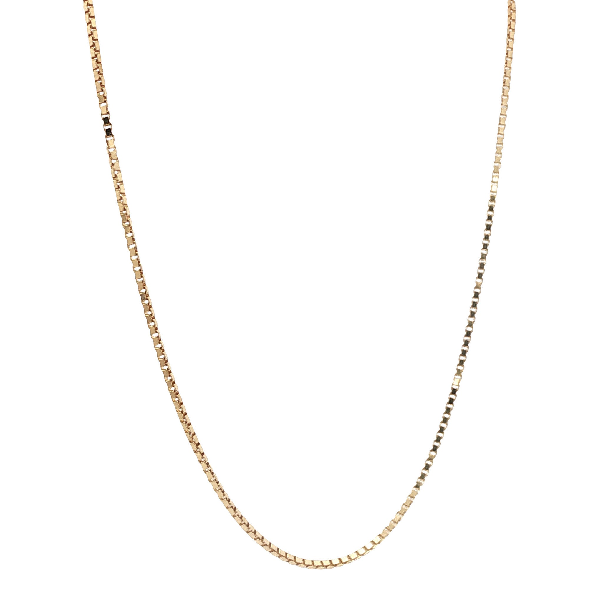 Gouden lengtecollier venetiaan 44.5 cm 14 karaat