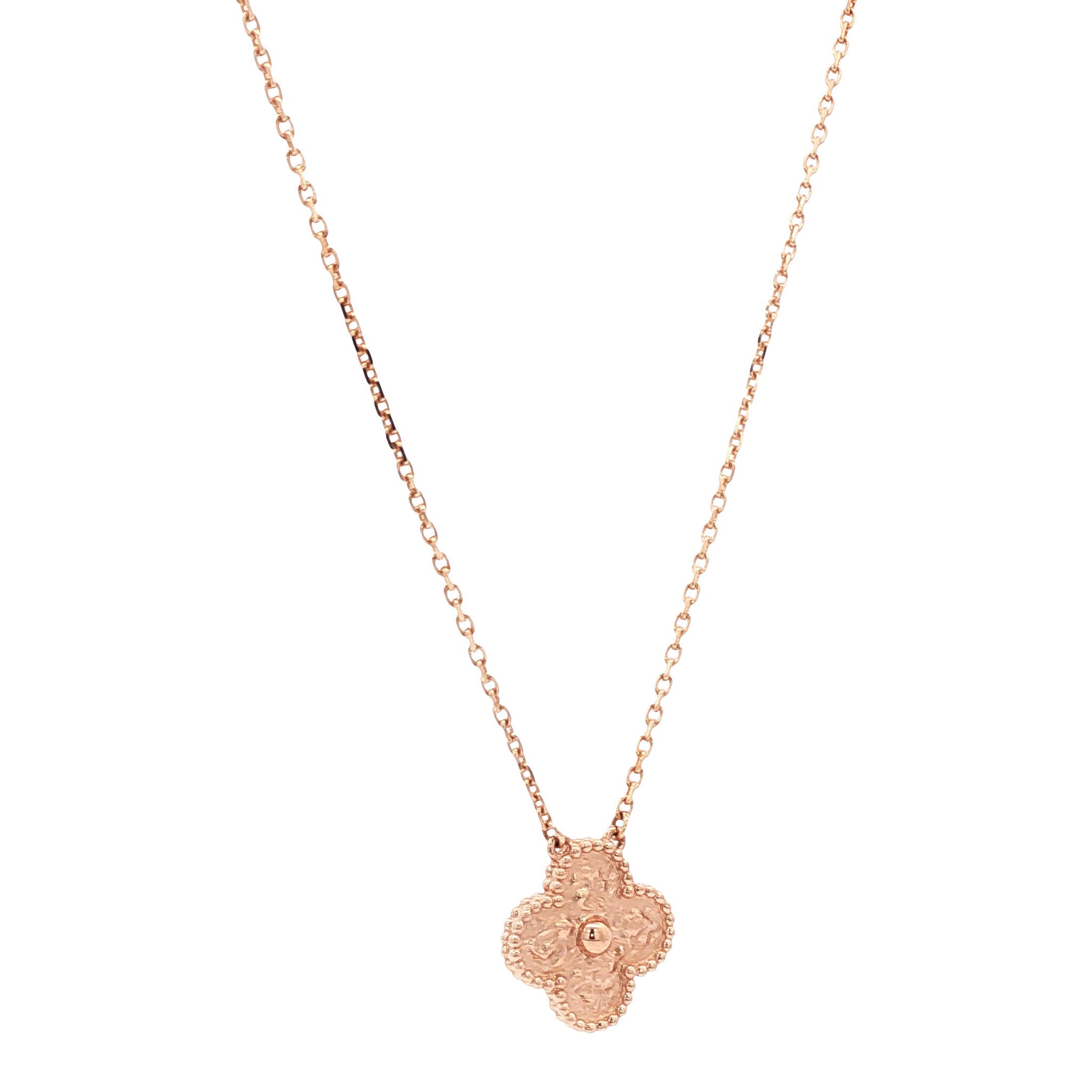 Vintage Alhambra collier Van Cleef & Arpels 42 cm 18 karaat