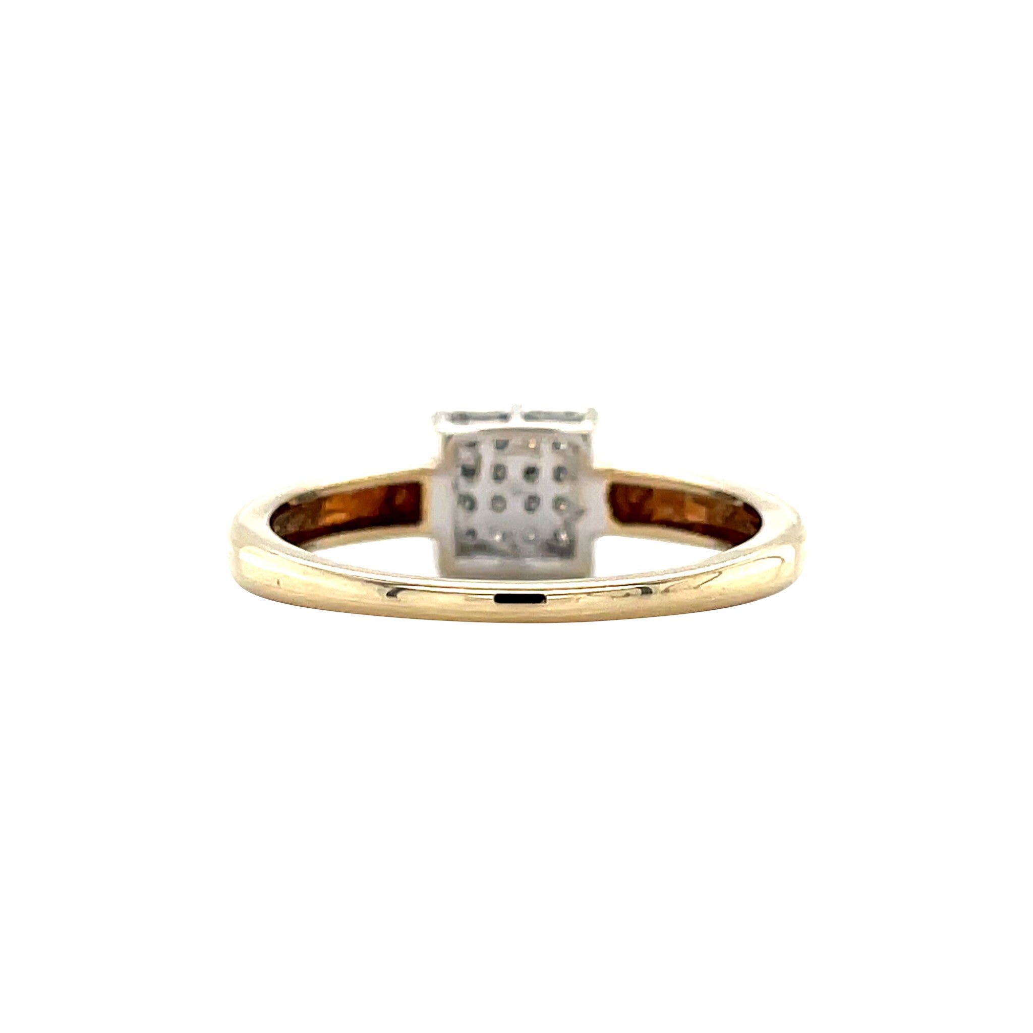 Gold ring with diamond 14 karat