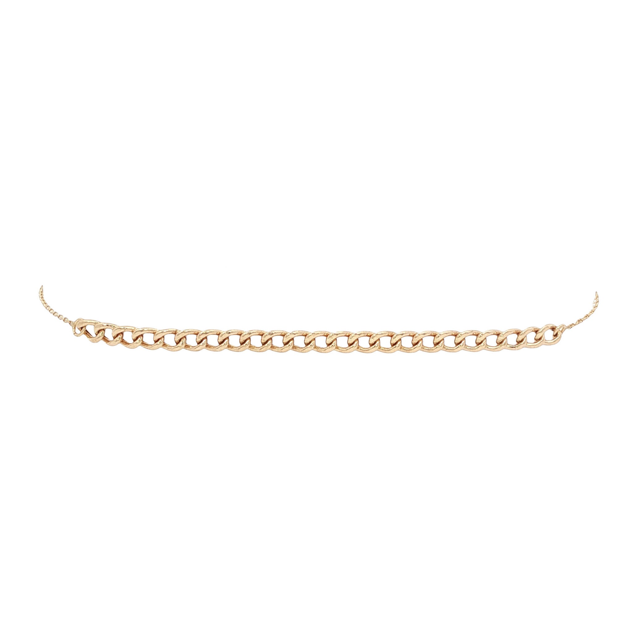 Gouden armband 19 cm 14 karaat
