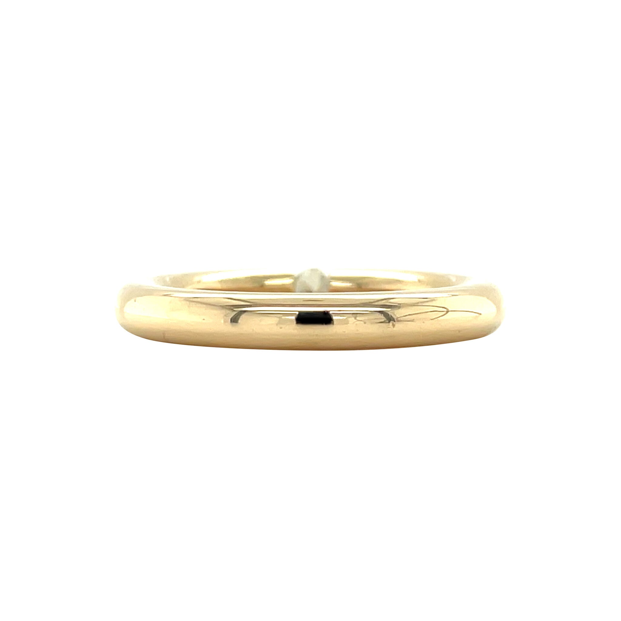 Gold ring with diamond 18 karat