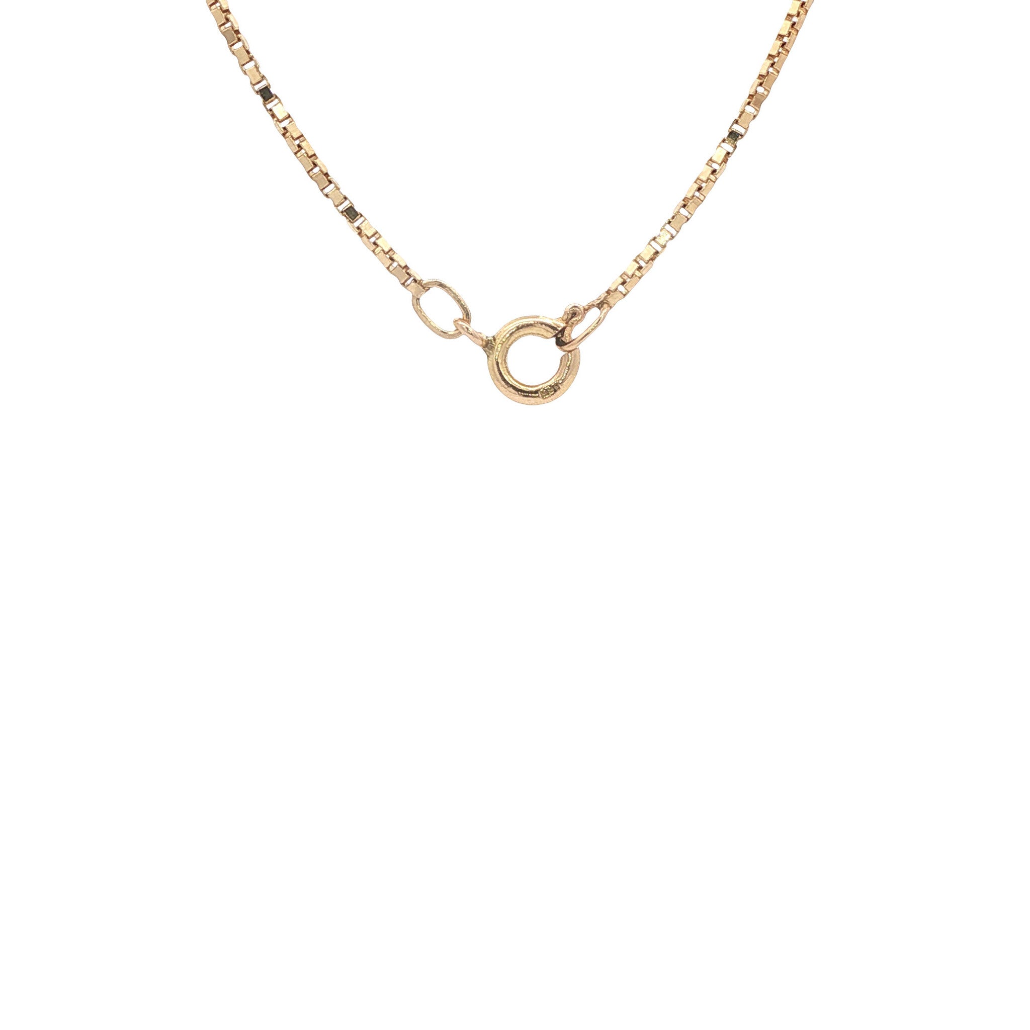 Gouden lengtecollier venetiaan 44.5 cm 14 karaat