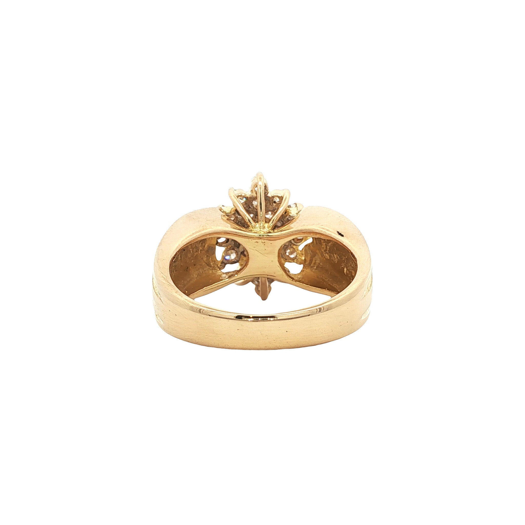 Gouden ring met diamant 18 karaat