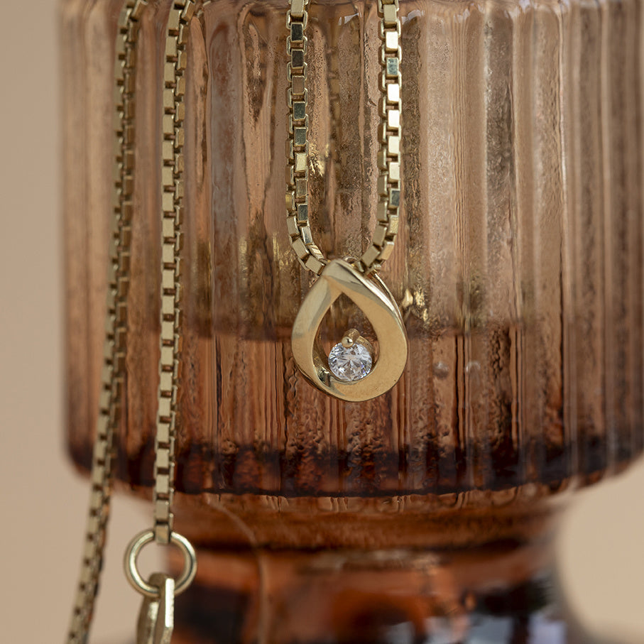 Golden length necklace venetian 60.5 cm 14 karat