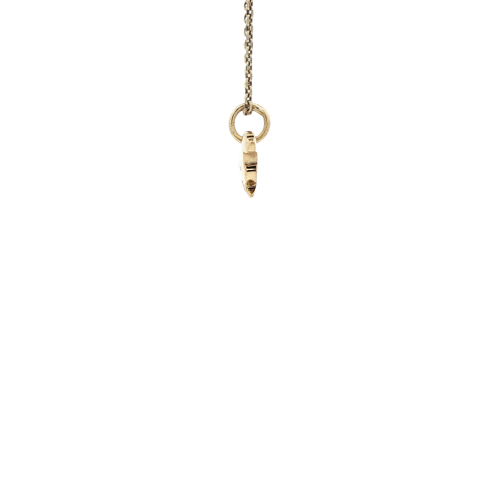 Gouden Dodo hanger teckel 18 karaat
