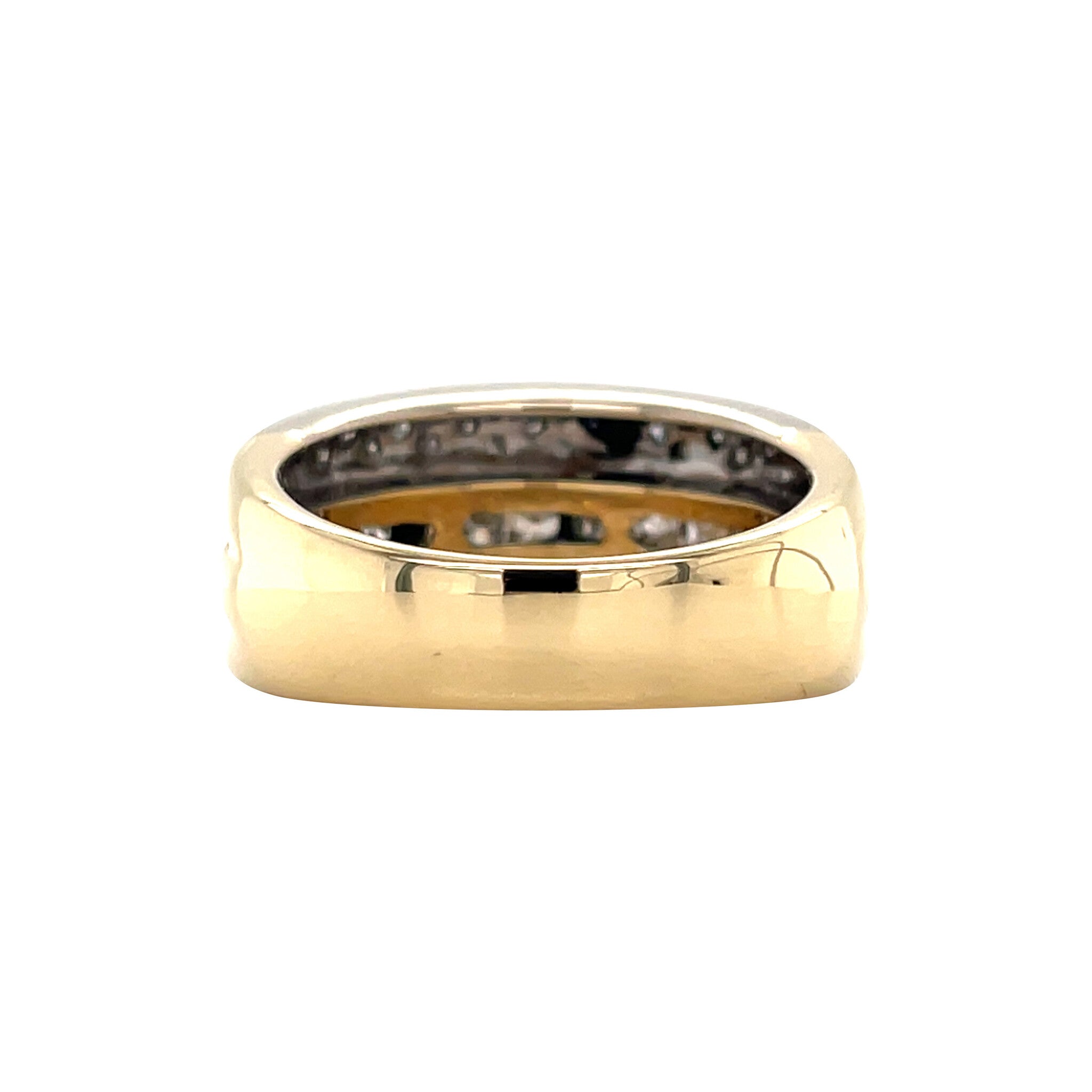 Gold ring with diamond 18 karat