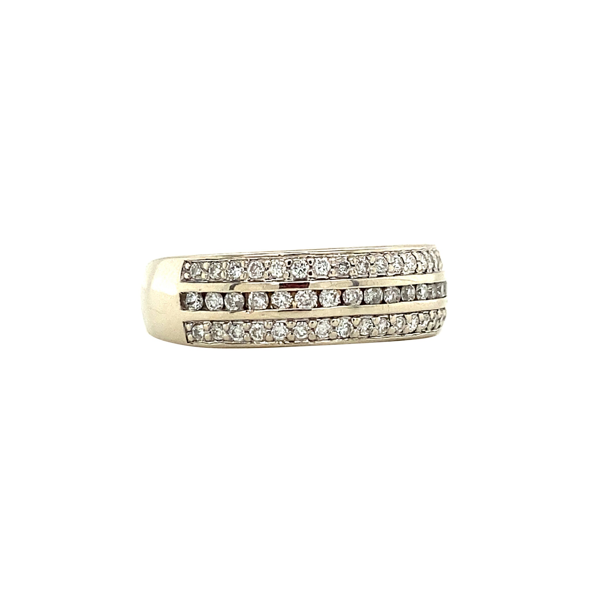 Gouden ring met diamant 14 krt