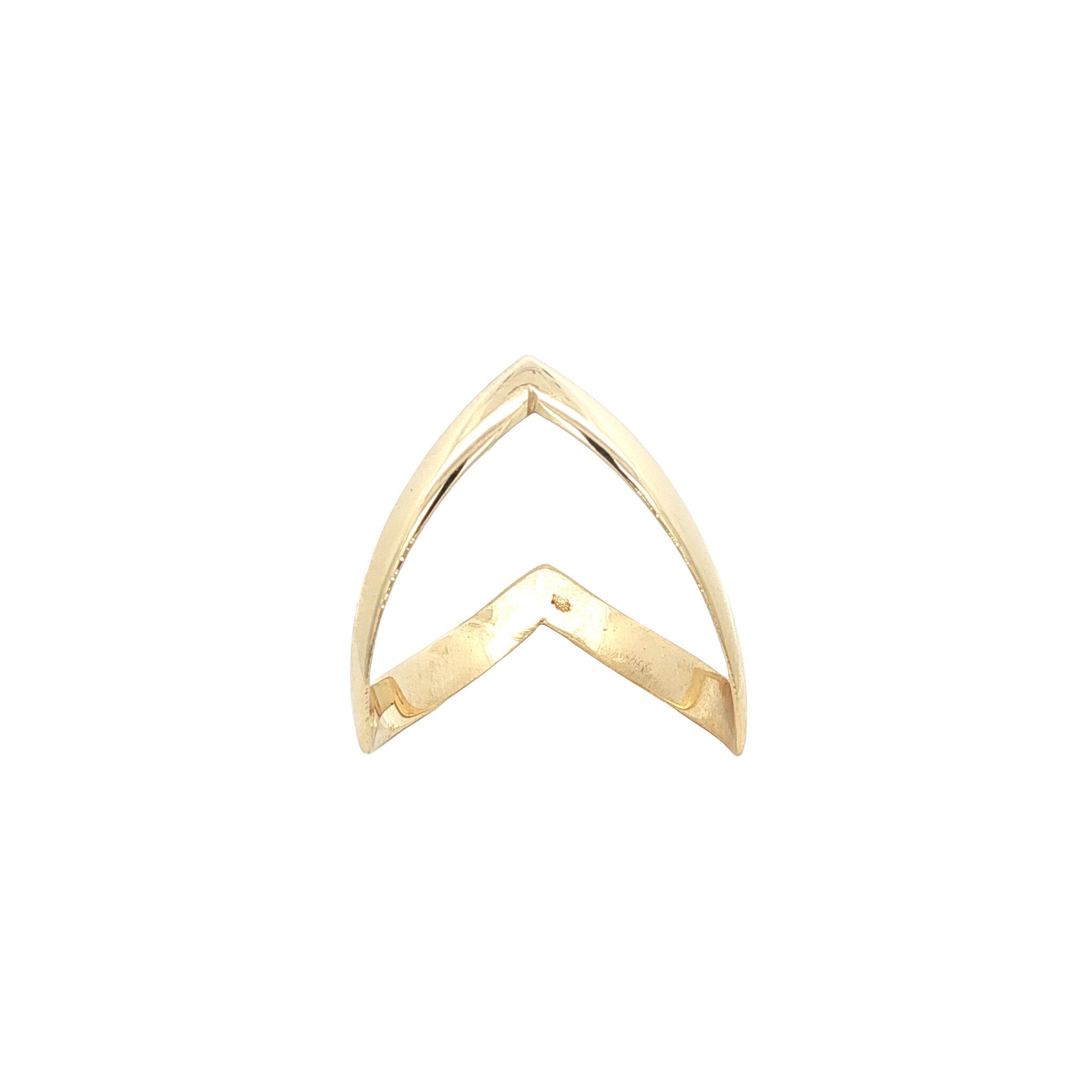 Gouden Fred kaps ring 14 karaat