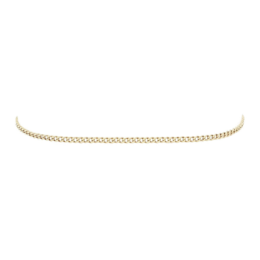 Gouden armband gourmet 20 cm 14 karaat