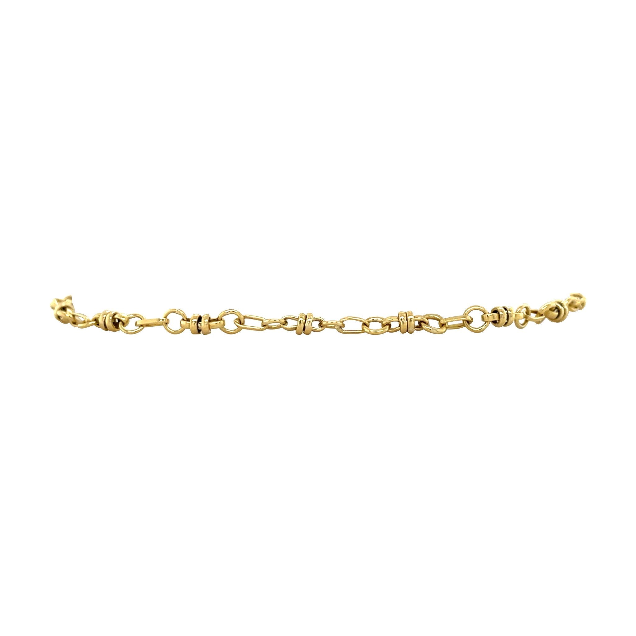 Gouden armband 21 cm 14 karaat