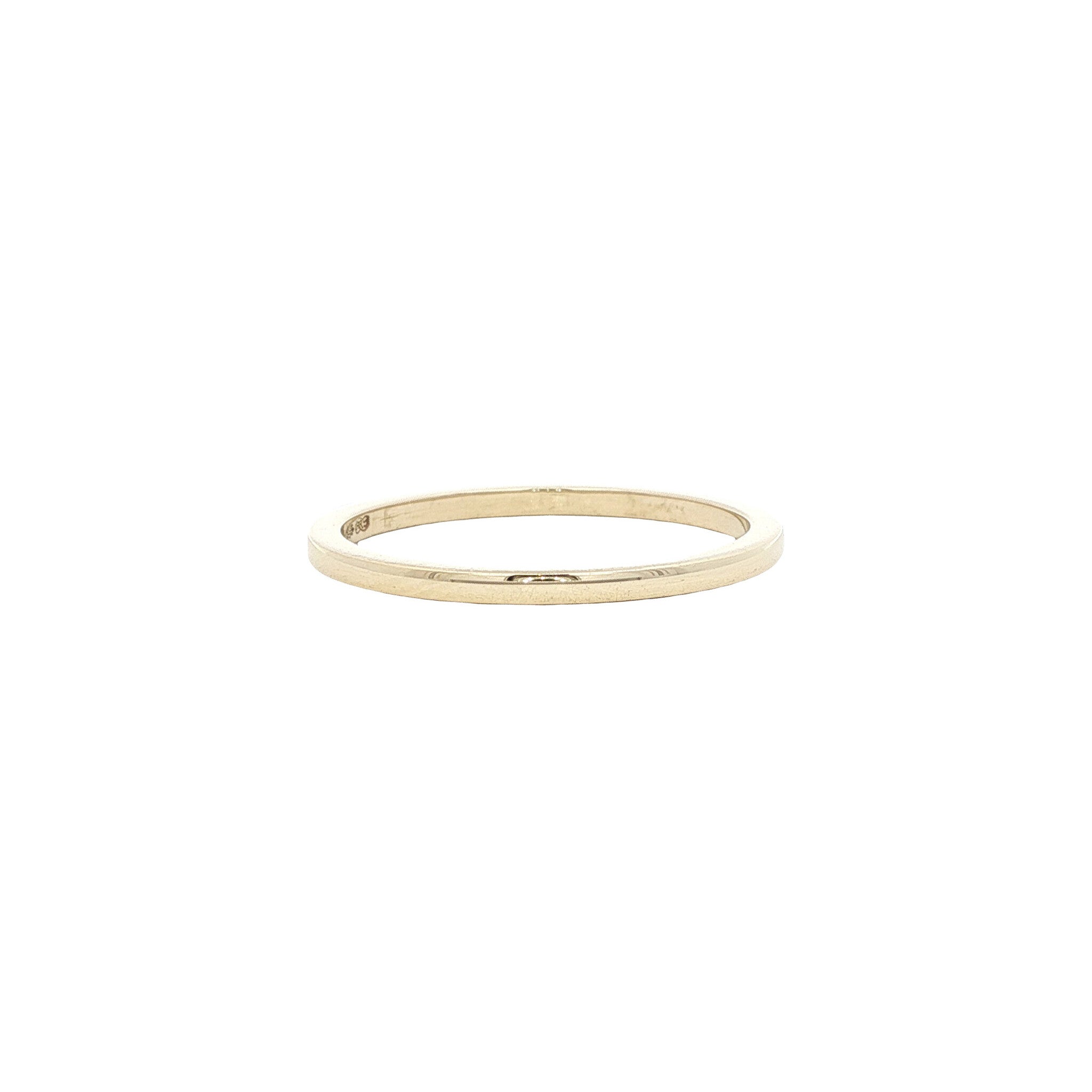Gold smooth (stackable) ring 14 karat