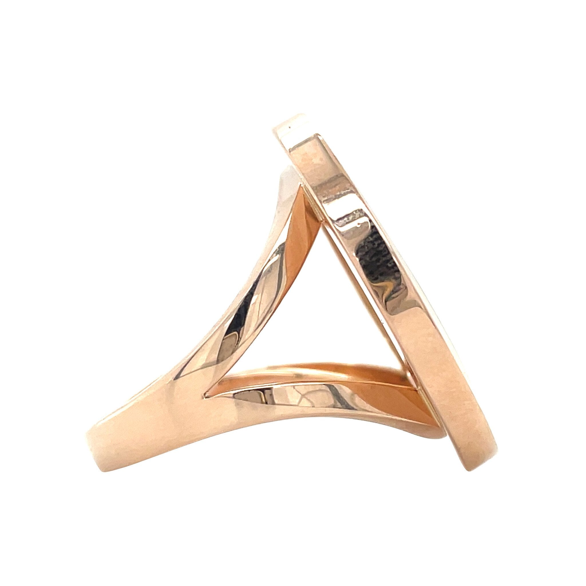 Rose gold Bvlgari ring