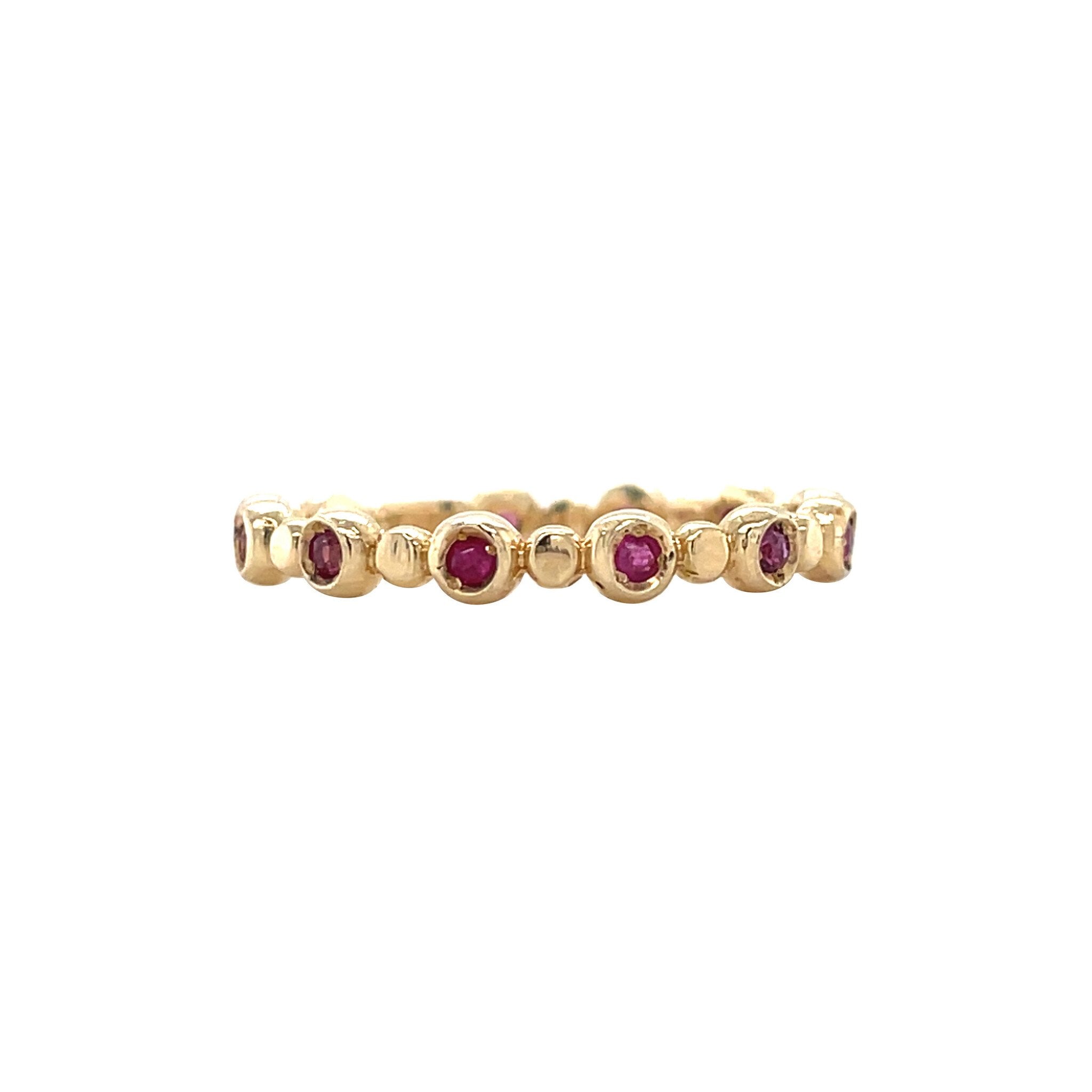 Gold ring with ruby 14 karat* new
