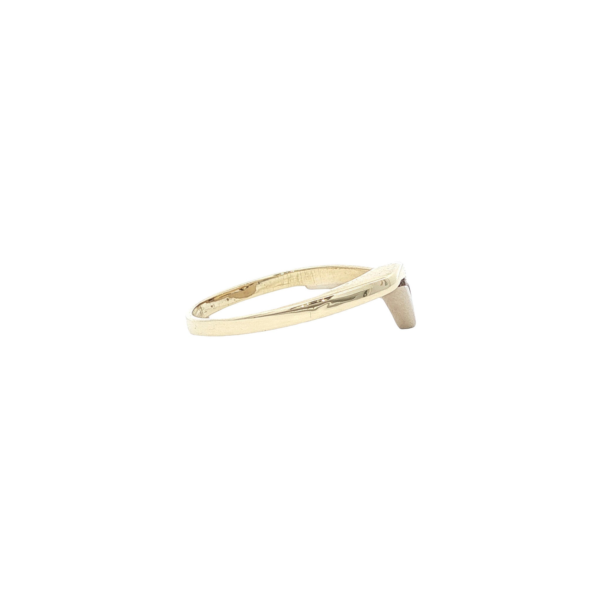 Gouden ring met zirkonia 14 karaat