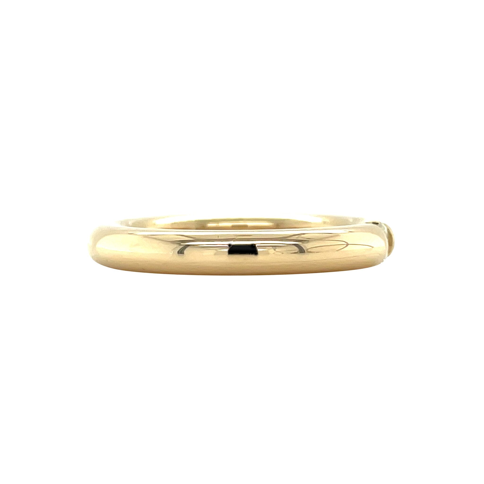 Gold ring with diamond 18 karat