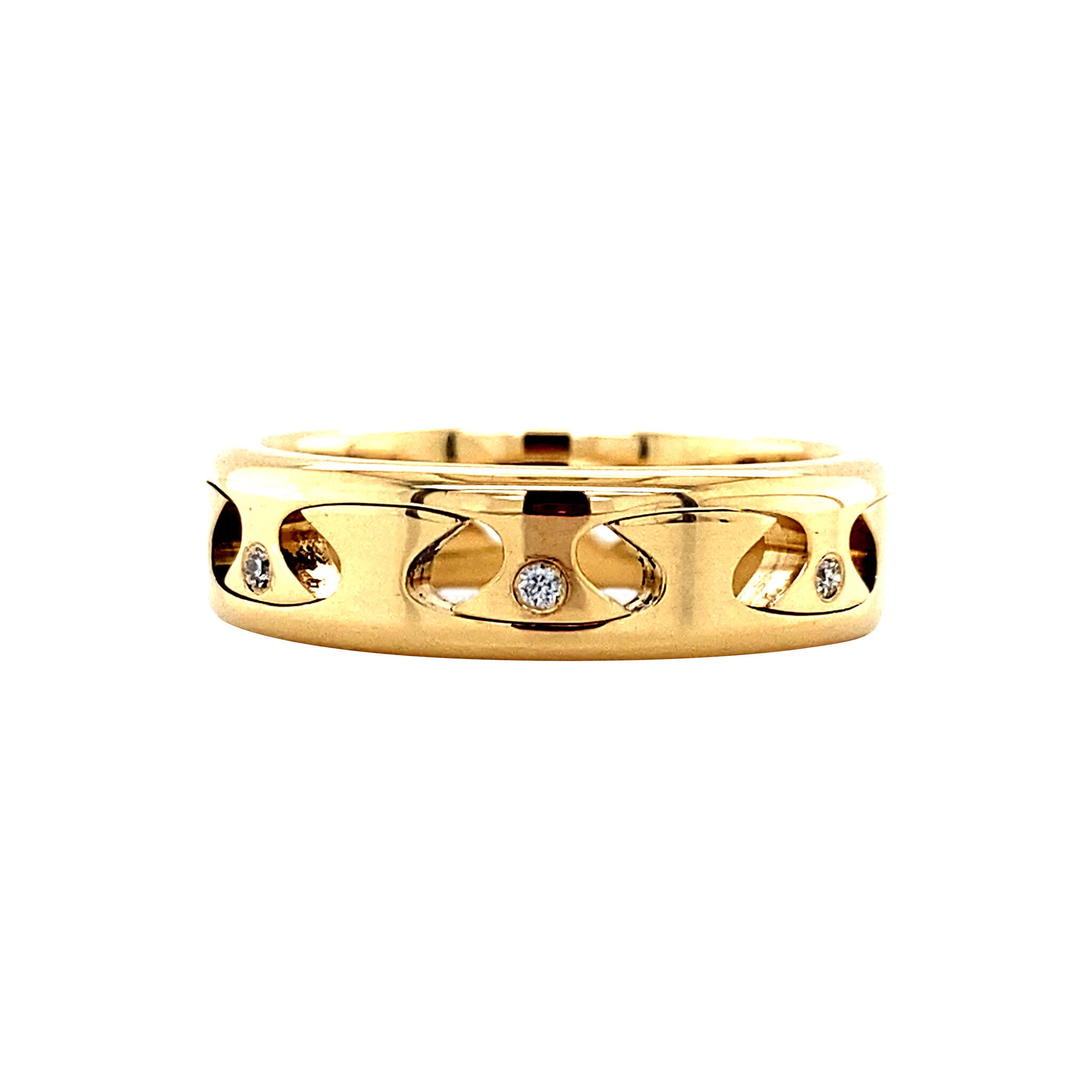 Gold ring with diamond 14 karat