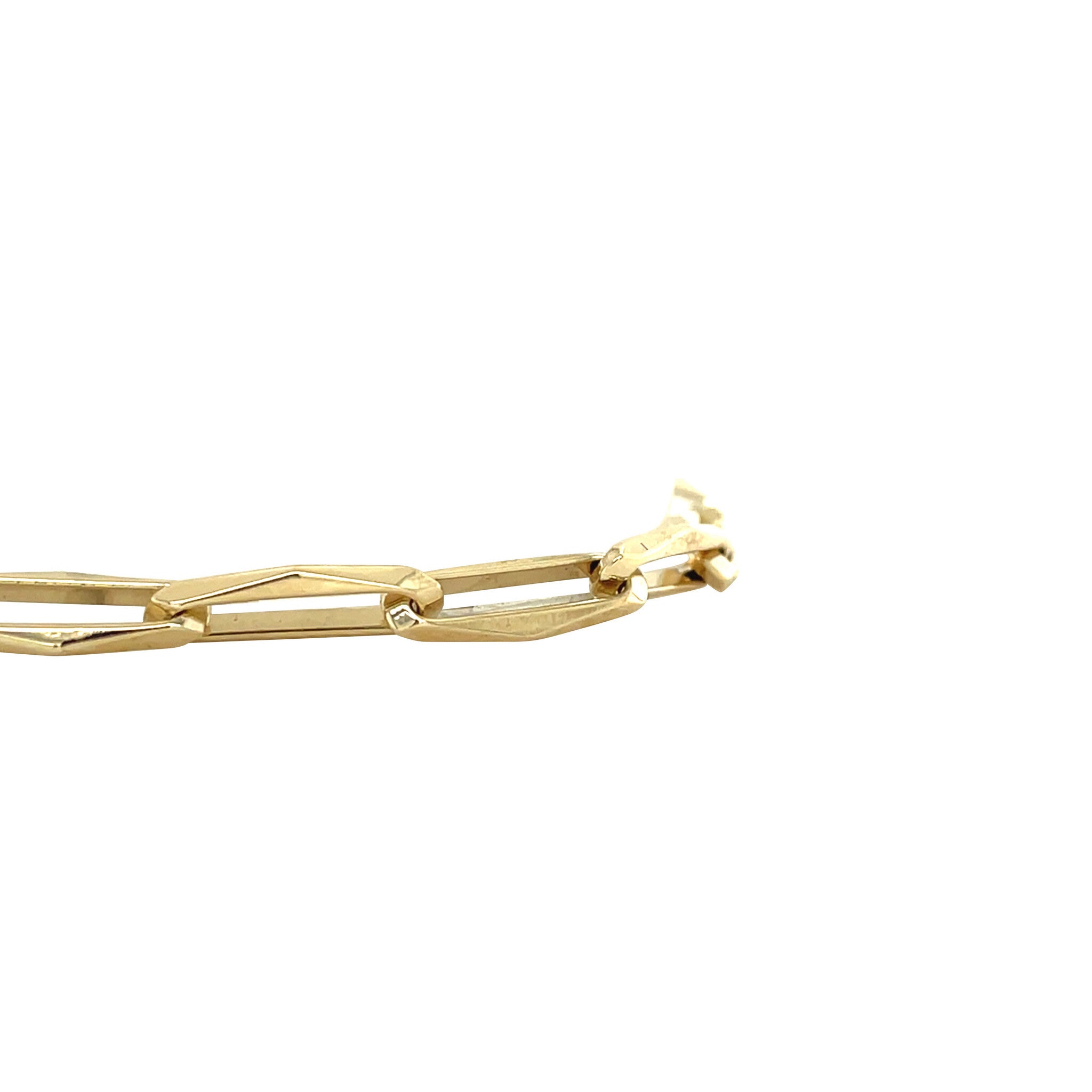 Golden closed for ever bracelet 18.5 cm 14 karat