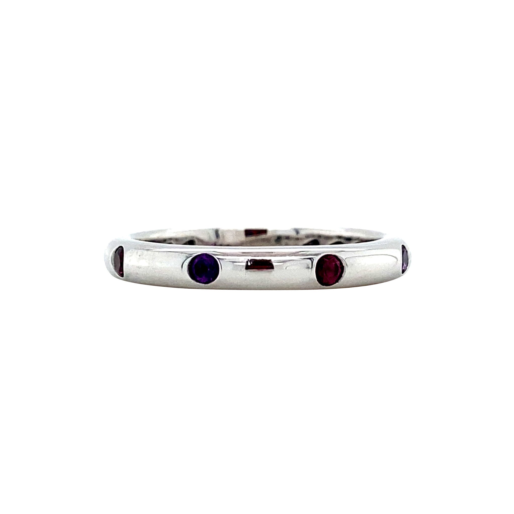 White gold ring with tourmaline from Tirisi 18 kt
