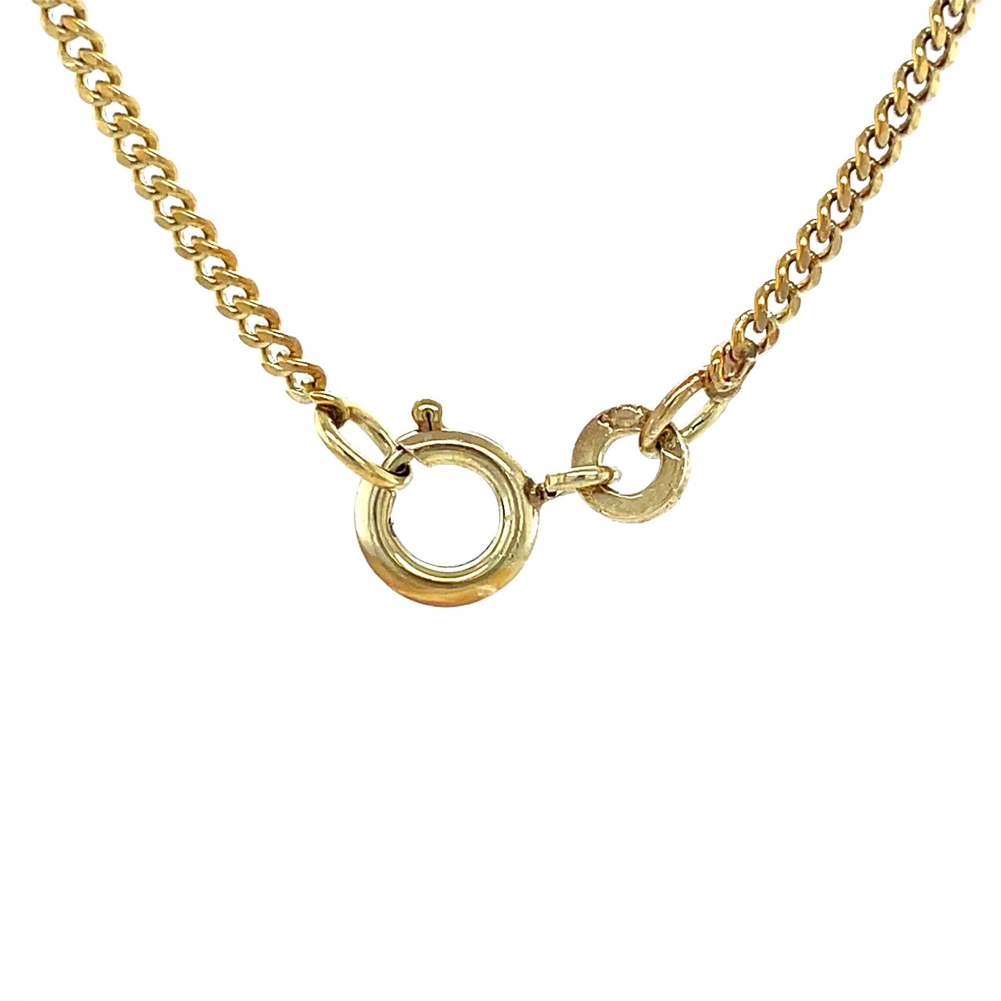Gold length necklace gourmet 53 cm 14 karat