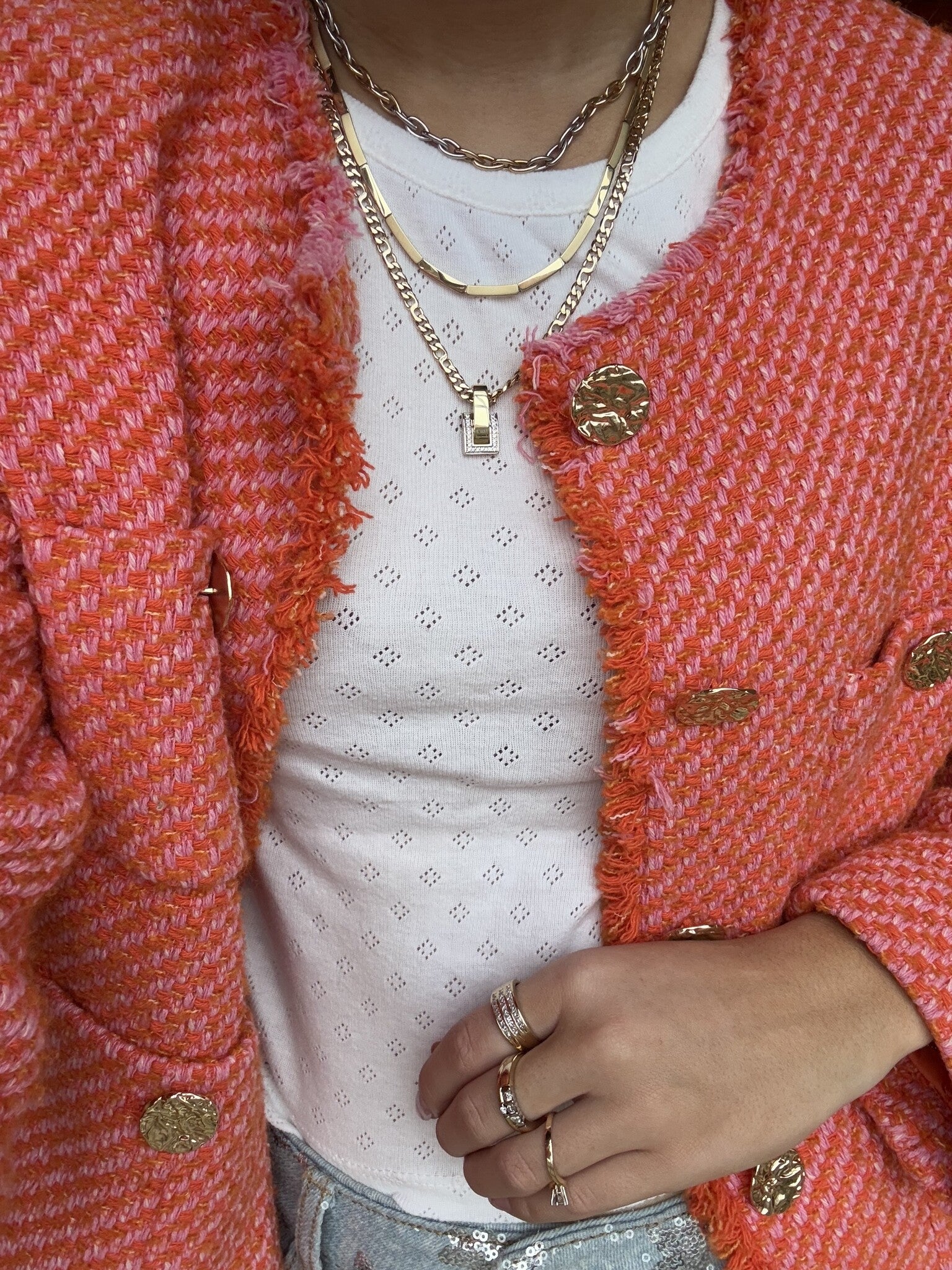 Gold choker 46 cm 14 karat