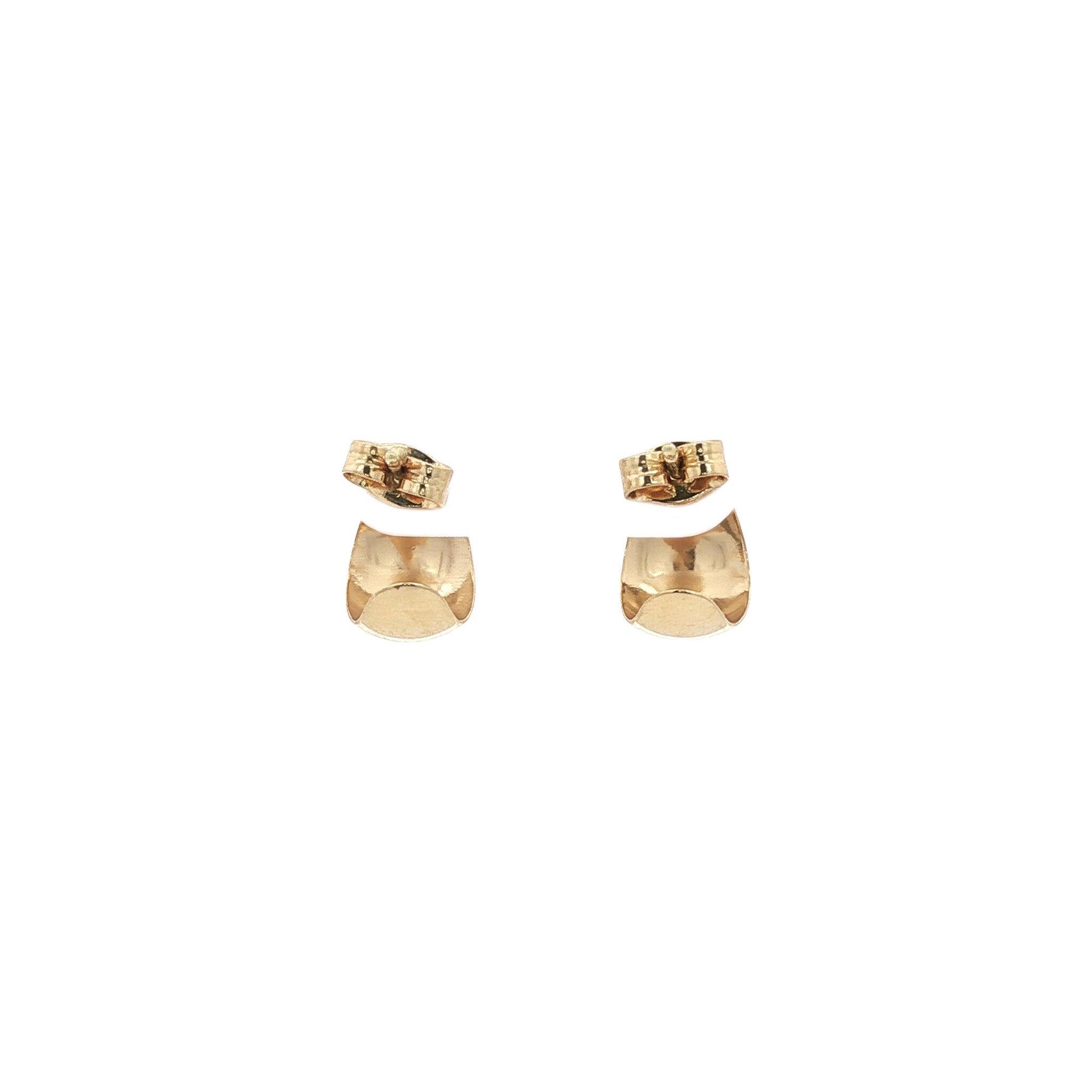 14 karat gold stud earrings