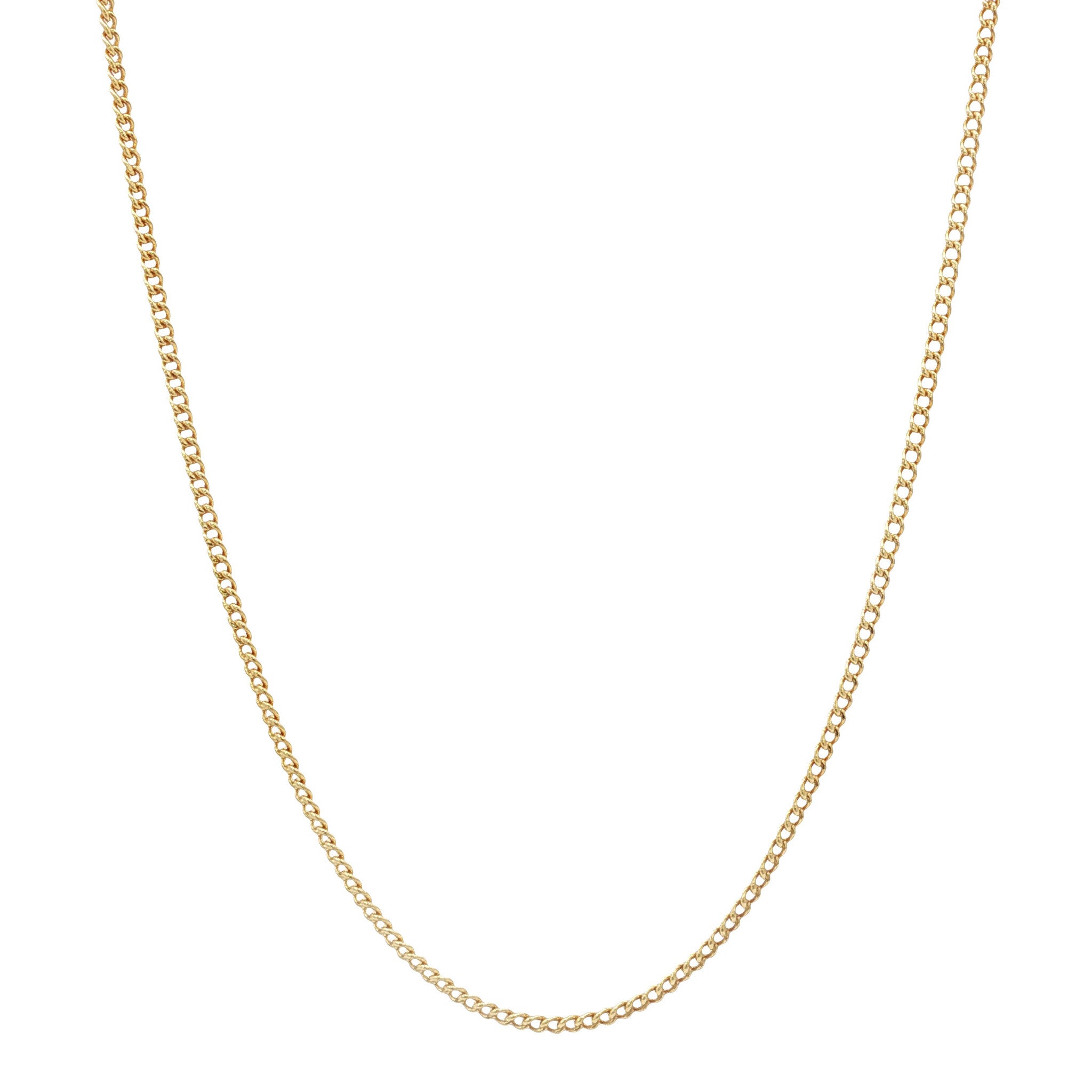 Golden length necklace gourmet 44 cm 14 karat