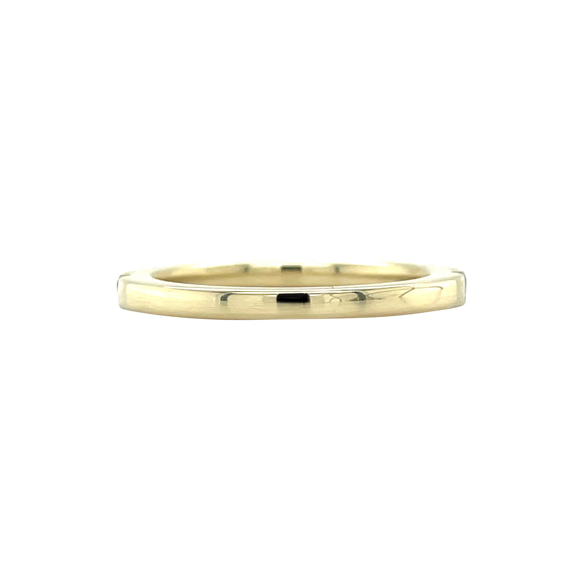 Gold alliance ring with diamond 14 karat