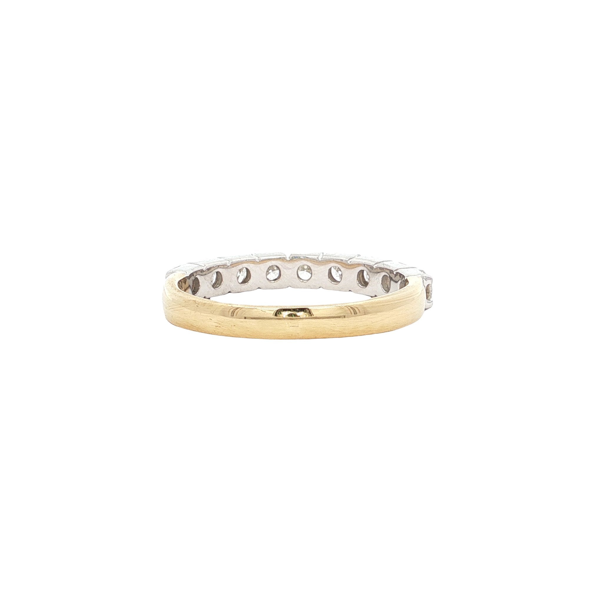 Gouden memoire ring met diamant 14 karaat* nieuw